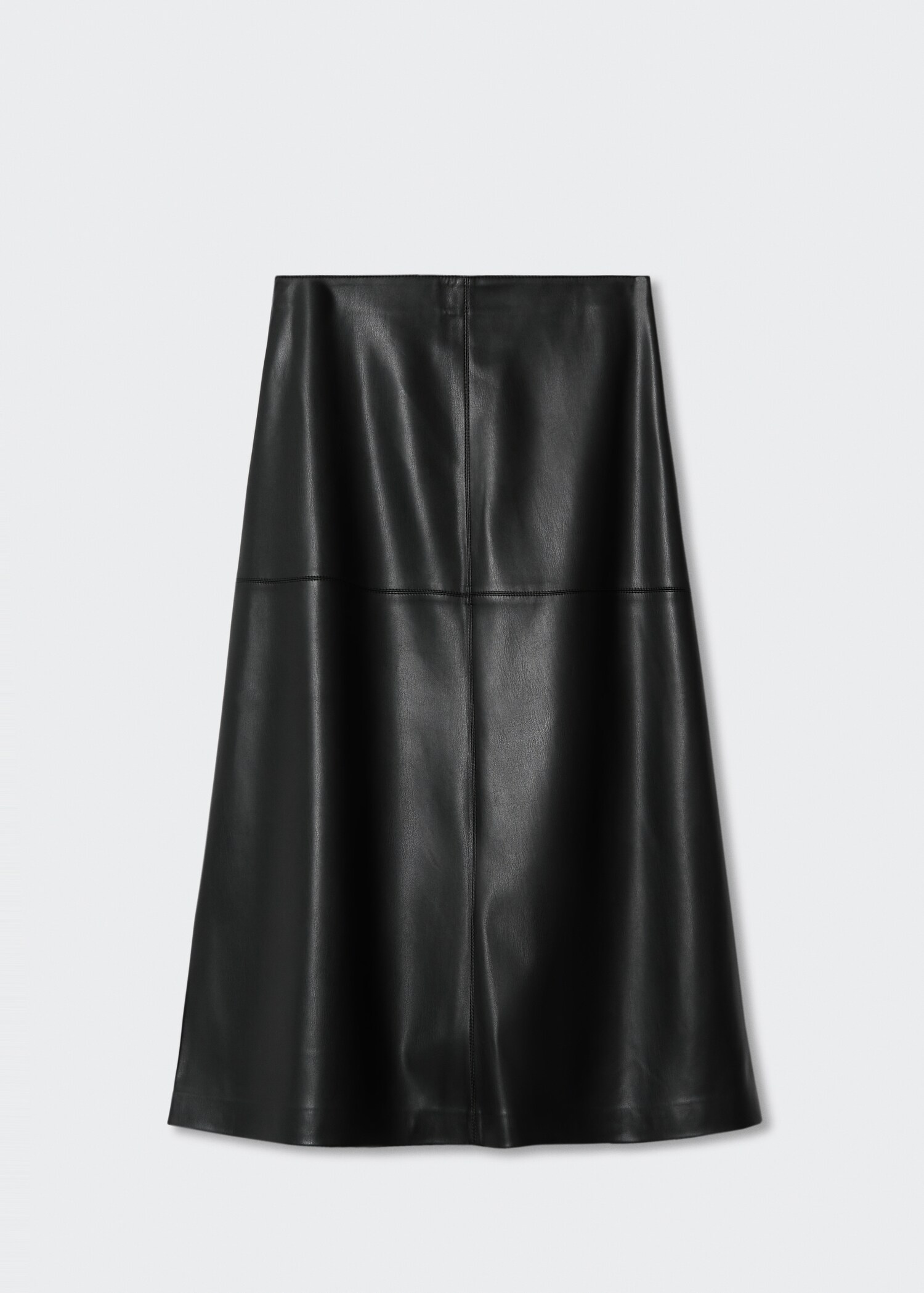 Faux-leather skirt - Article without model