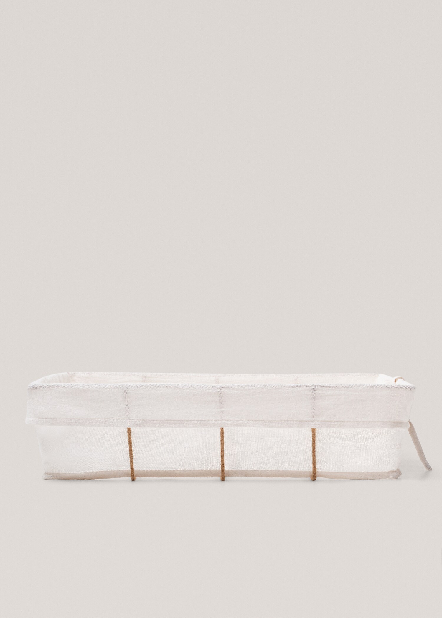 Jute basket with lining - Article without model