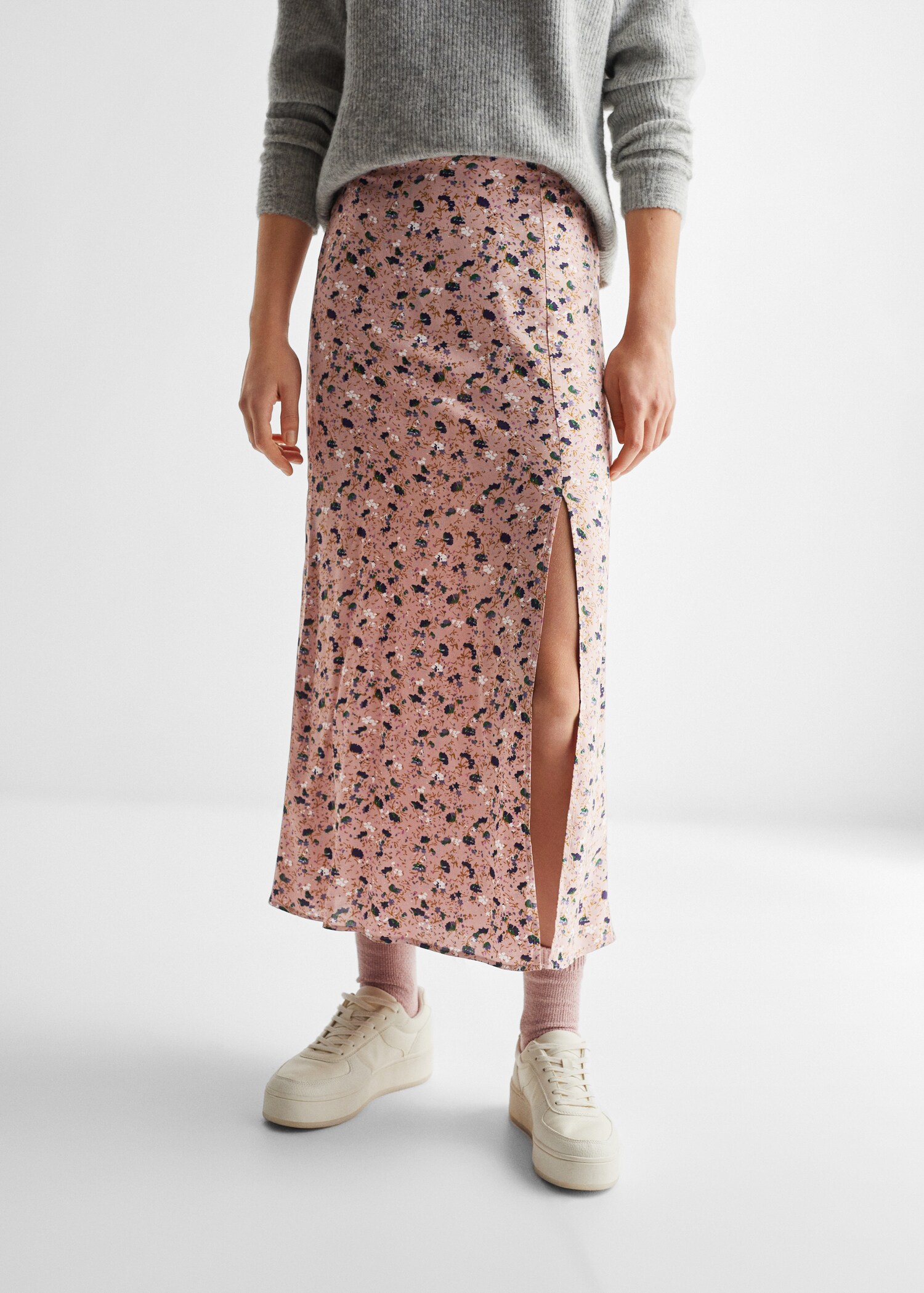 Printed midi skirt - Details of the article 6