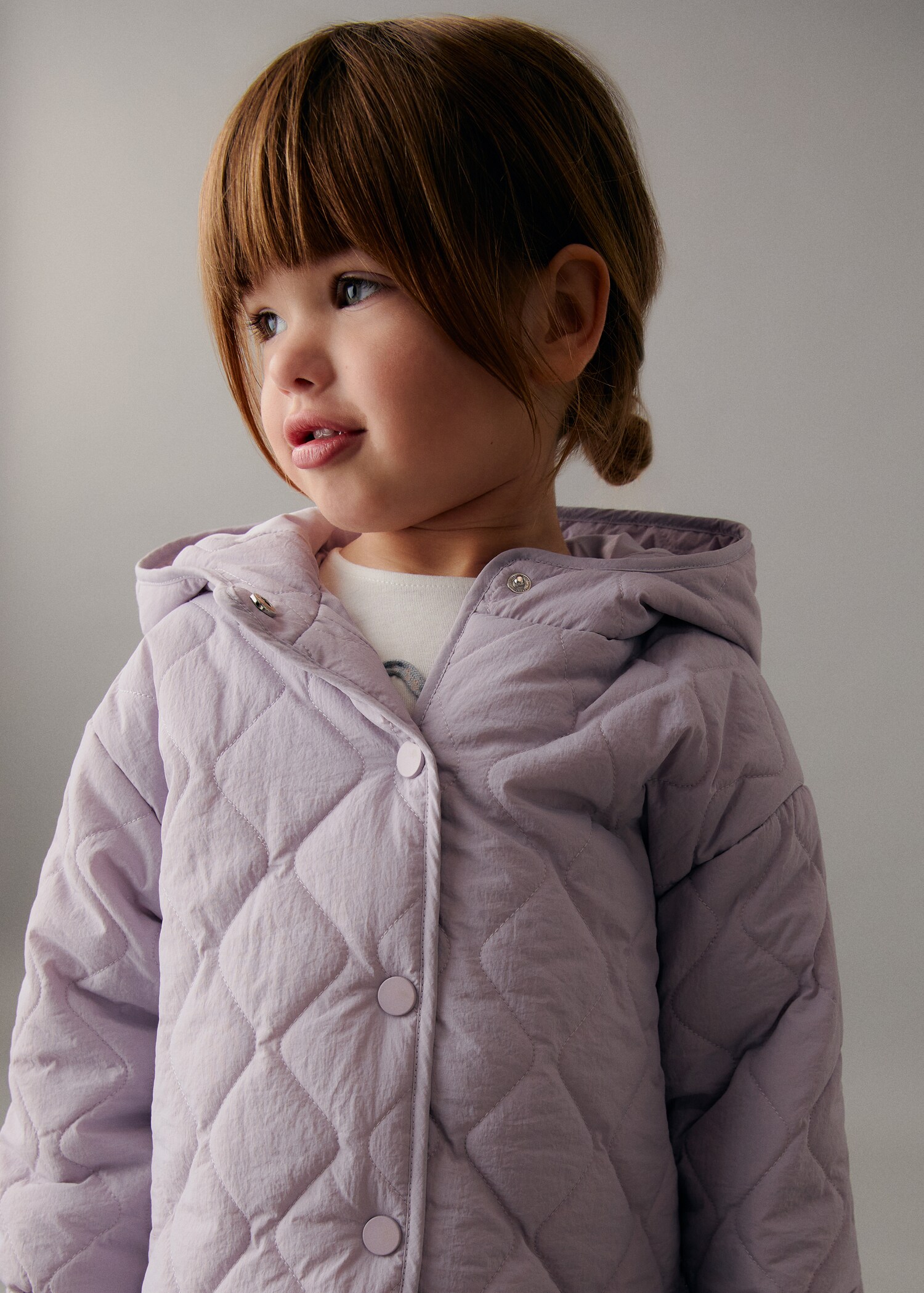 Rhombus quilted jacket - Details of the article 1