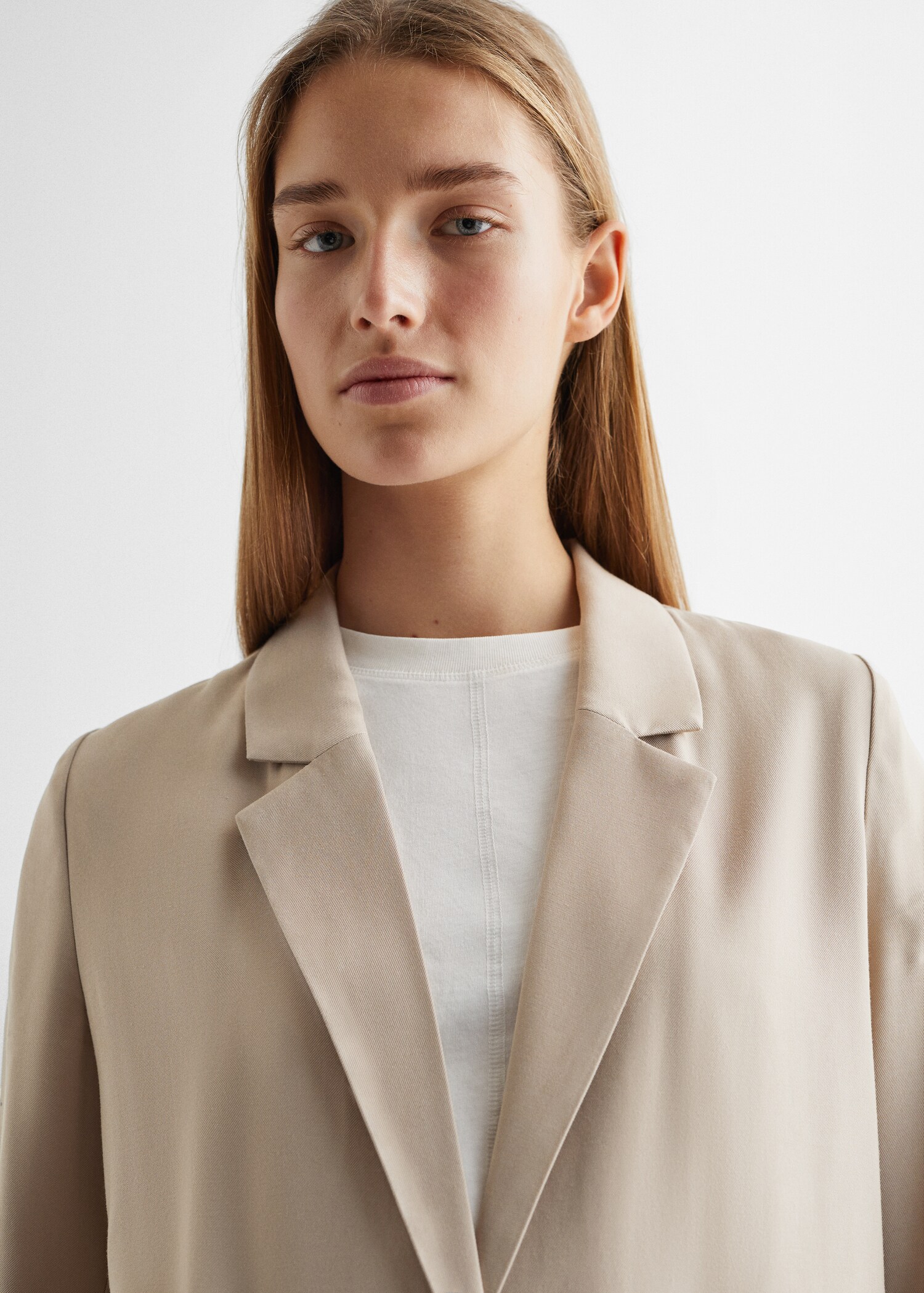Slim-fit suit blazer - Details of the article 1