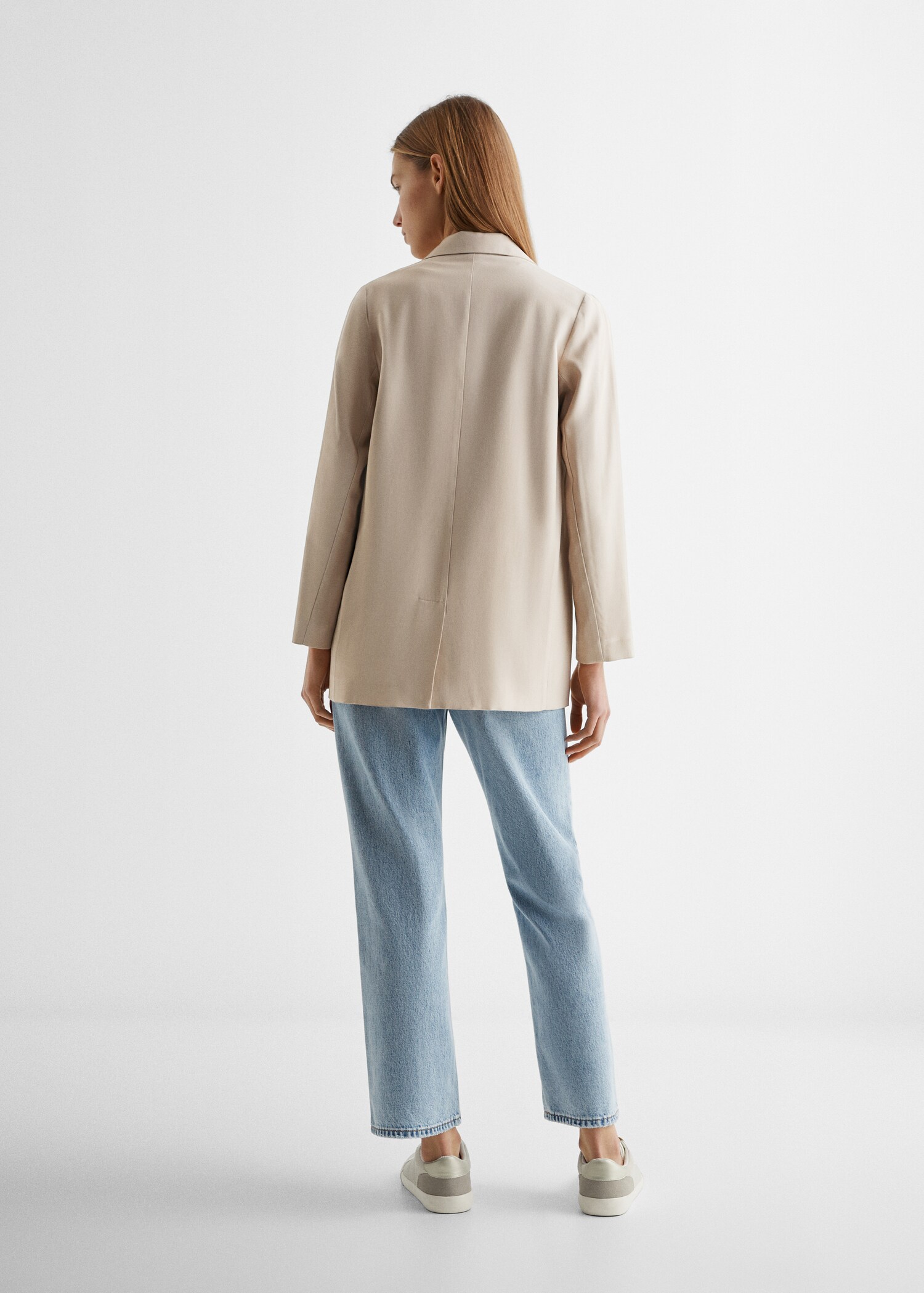 Slim-fit suit blazer - Reverse of the article