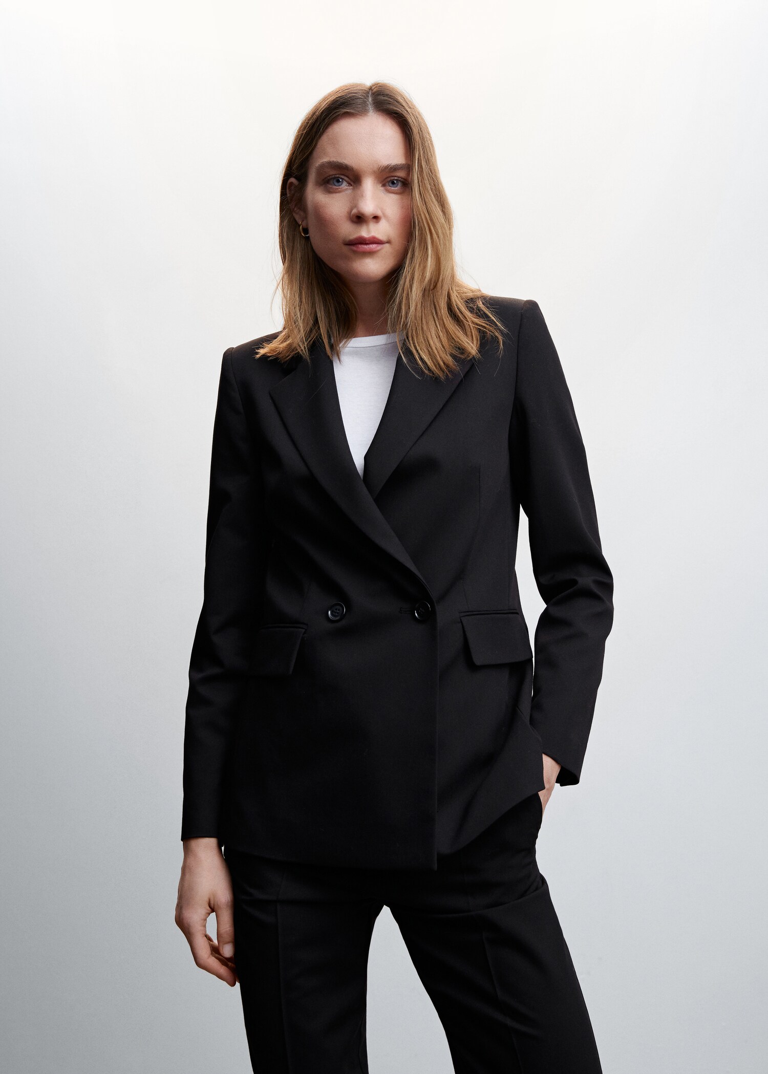 Double-breasted blazer - Medium plane