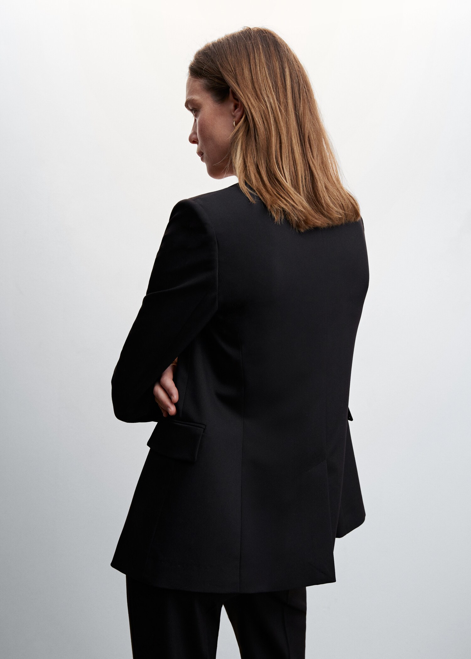 Double-breasted blazer - Reverse of the article