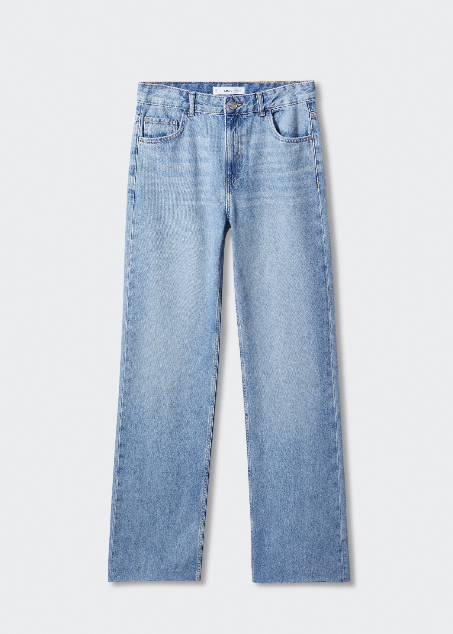 Wideleg mid-rise jeans - Article without model