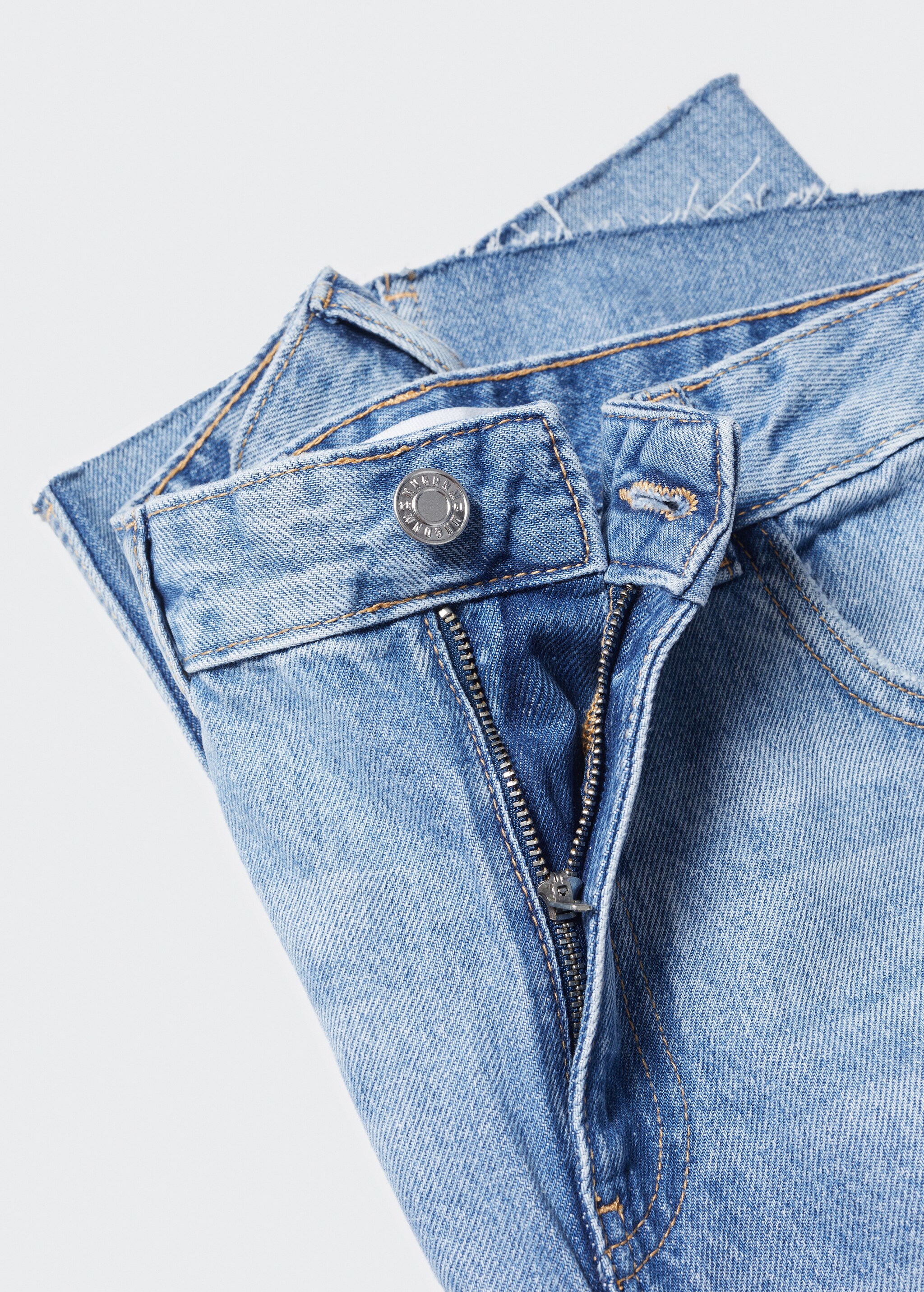 Wideleg-Jeans mit mittlerer Bundhöhe - Detail des Artikels 8