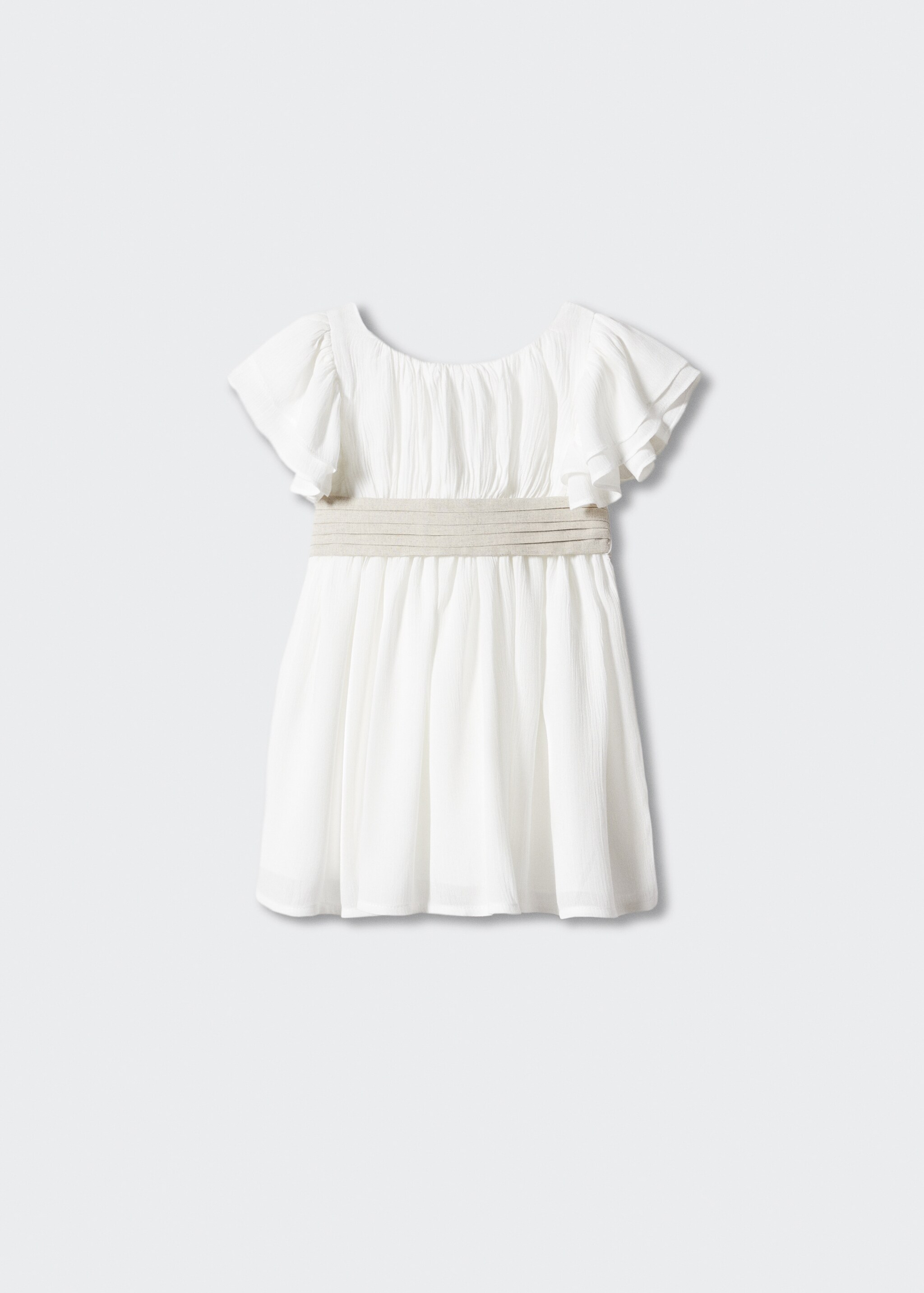 Midi-Kleid mit Rüschenärmel - Artikel ohne Model