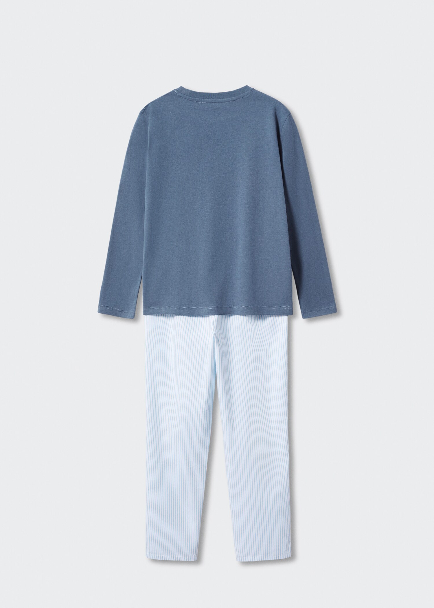 Pyjama long en coton - Verso de l’article