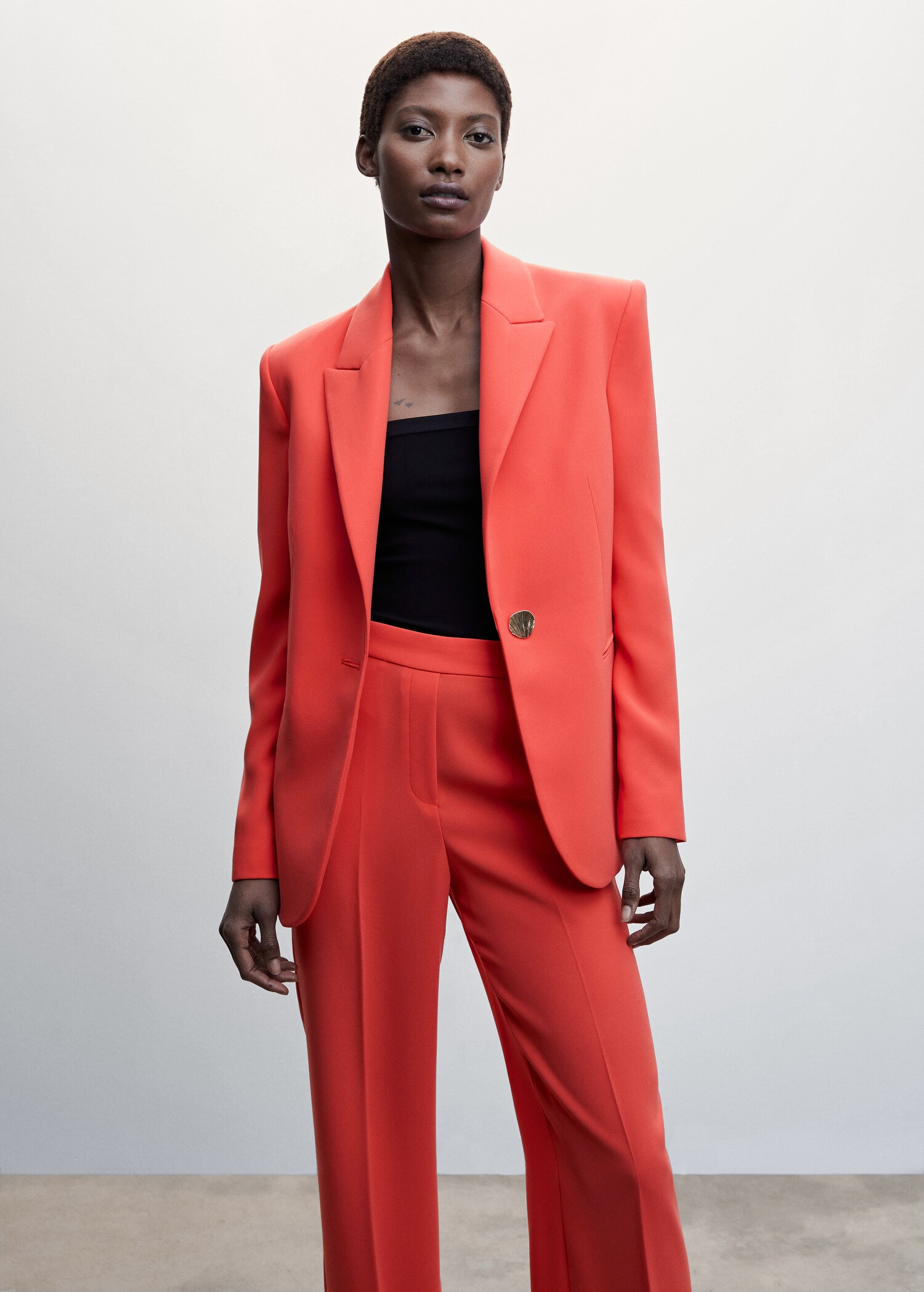Wideleg suit trousers - Details of the article 1