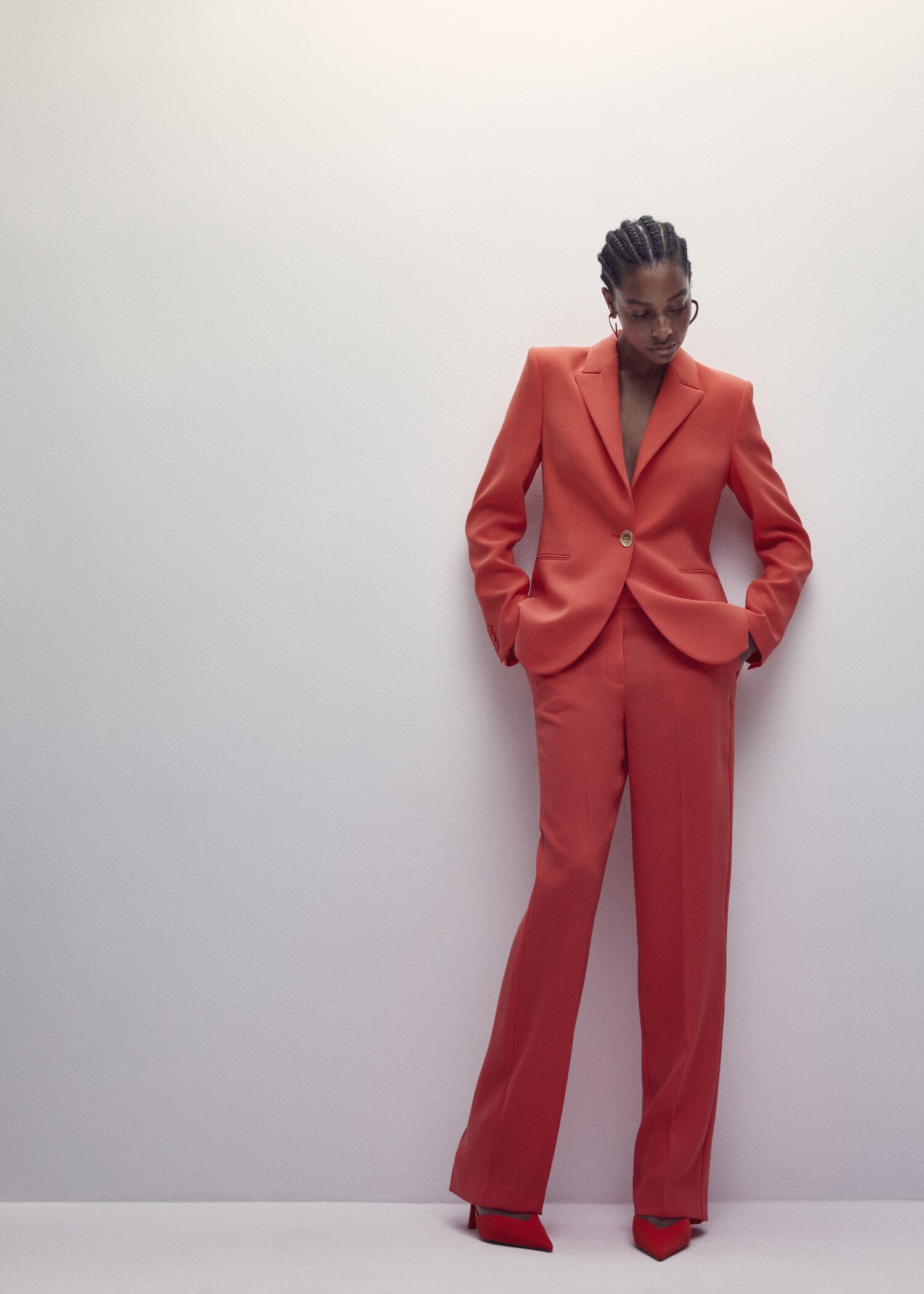 Wideleg suit trousers - Details of the article 6