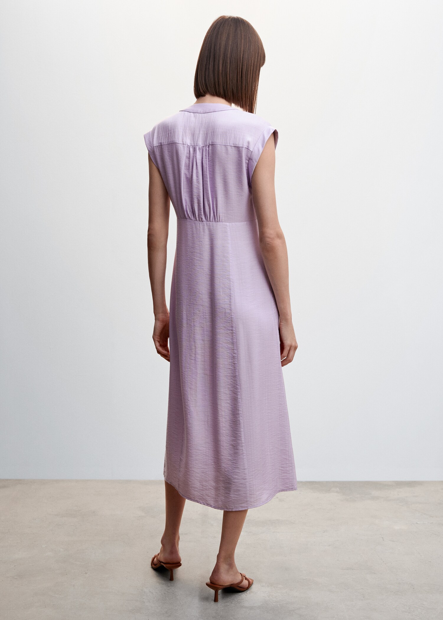 Midi shirt dress - Reverse of the article
