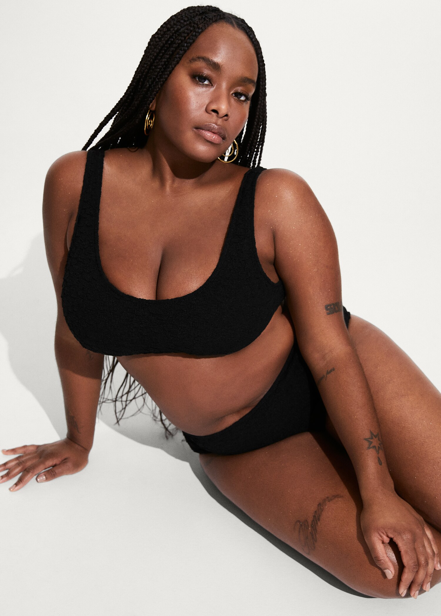 Textured bikini top - Details of the article 6