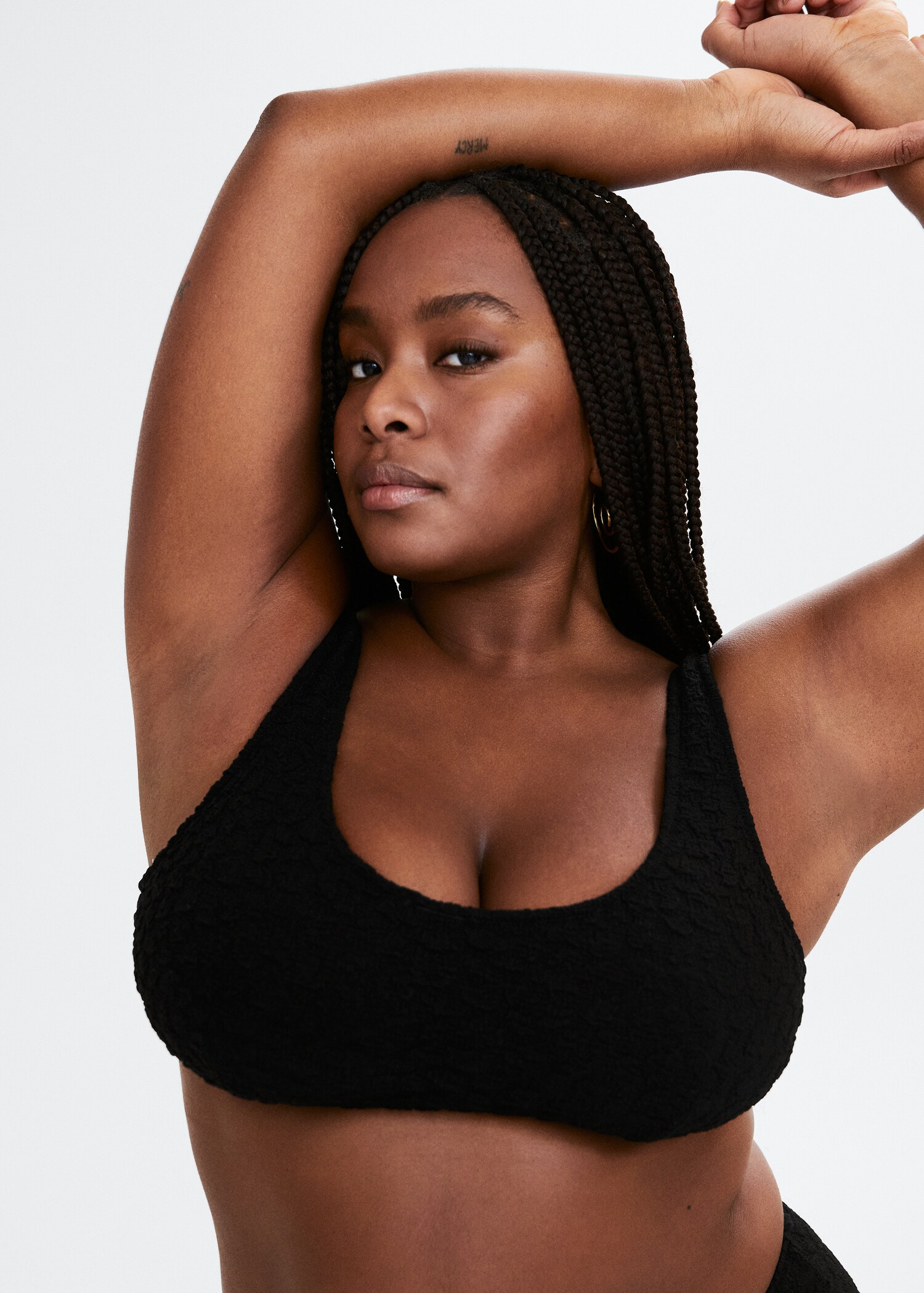 Textured bikini top - Details of the article 7