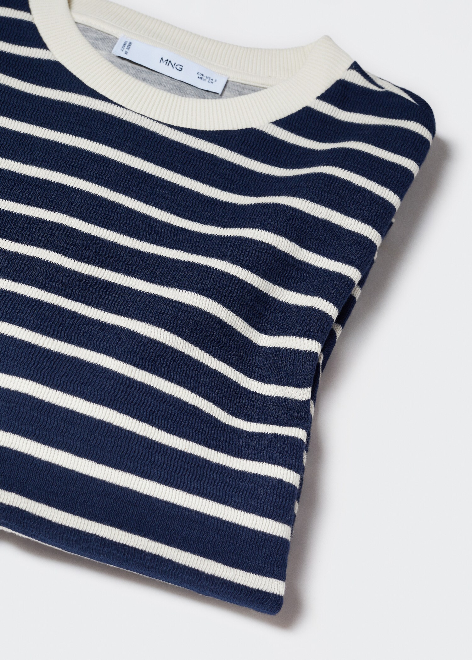 Randig bomull t-shirt - Detaljer om artikeln 8