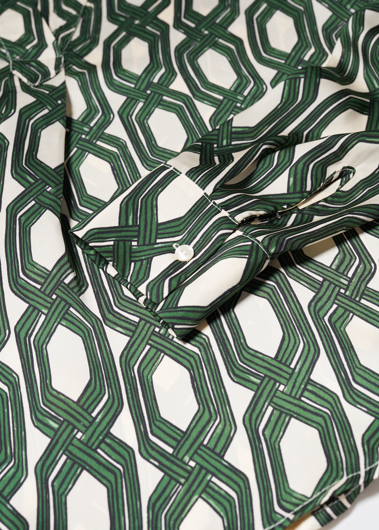 Geometric-print blouse - Details of the article 8