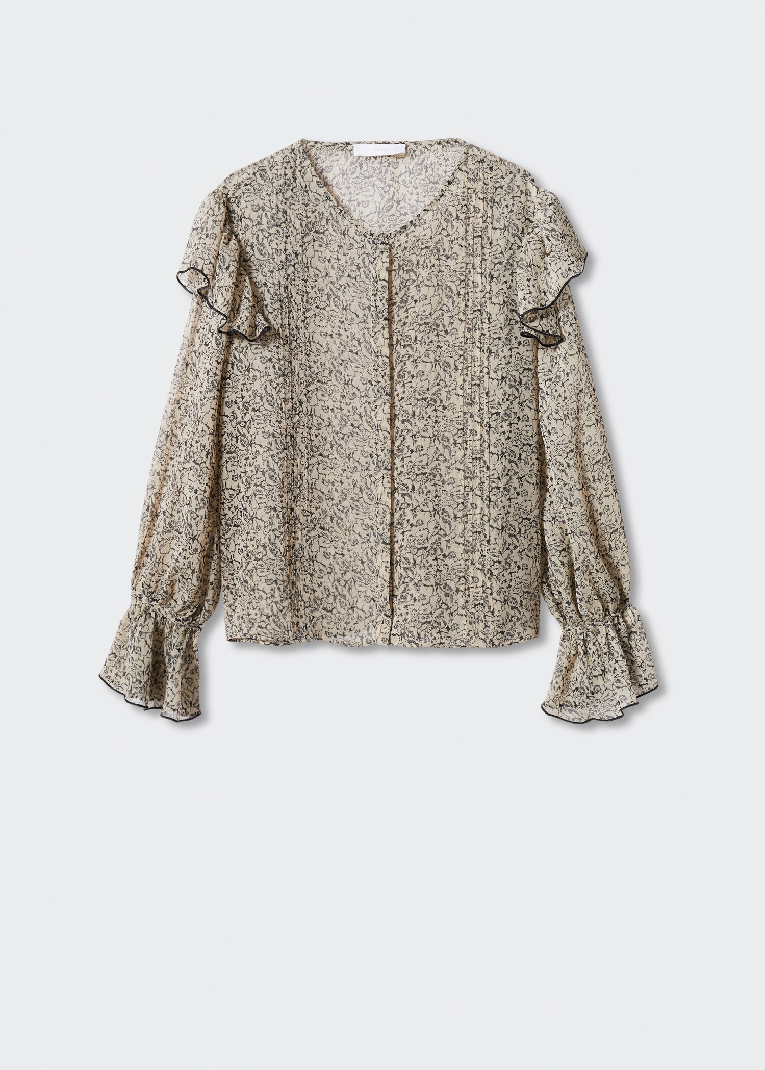 Bluse mit Blumenmuster - Artikel ohne Model