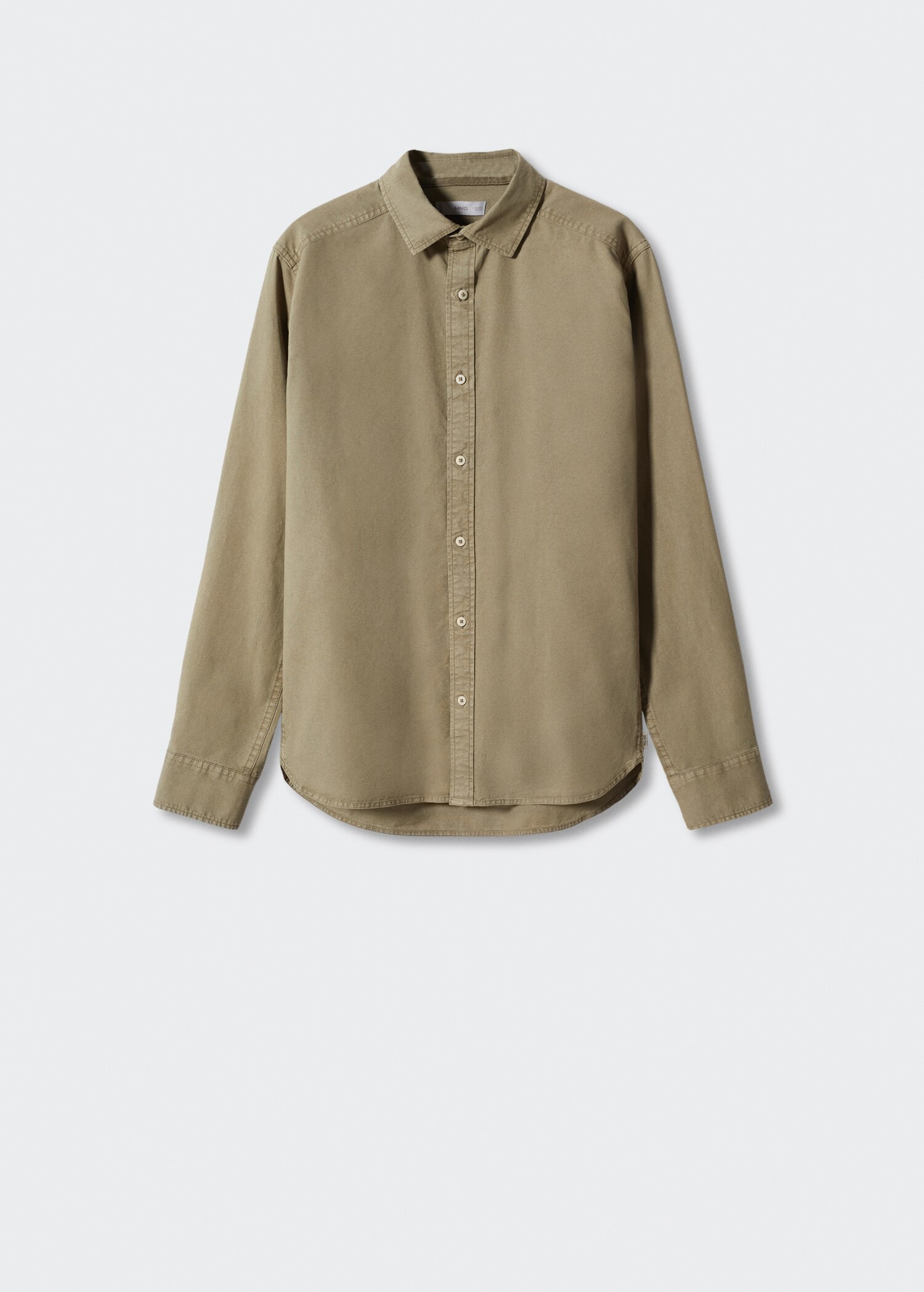 Essential cotton-blend shirt - Article without model