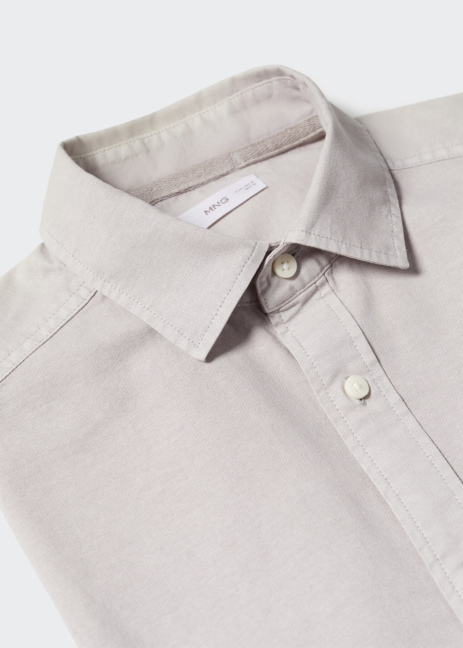 Essential cotton-blend shirt - Details of the article 8