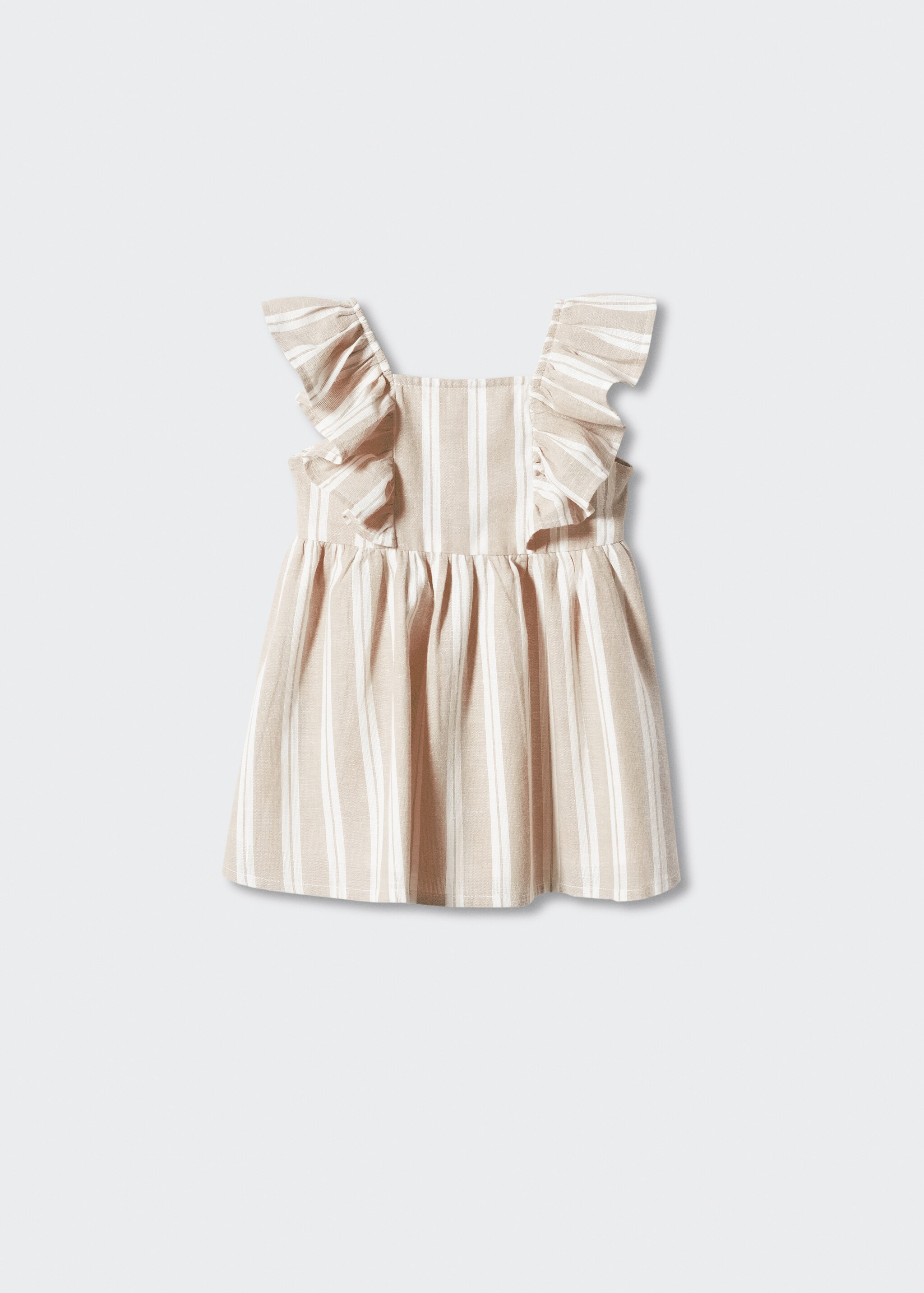 Striped ruffle dress - Article without model