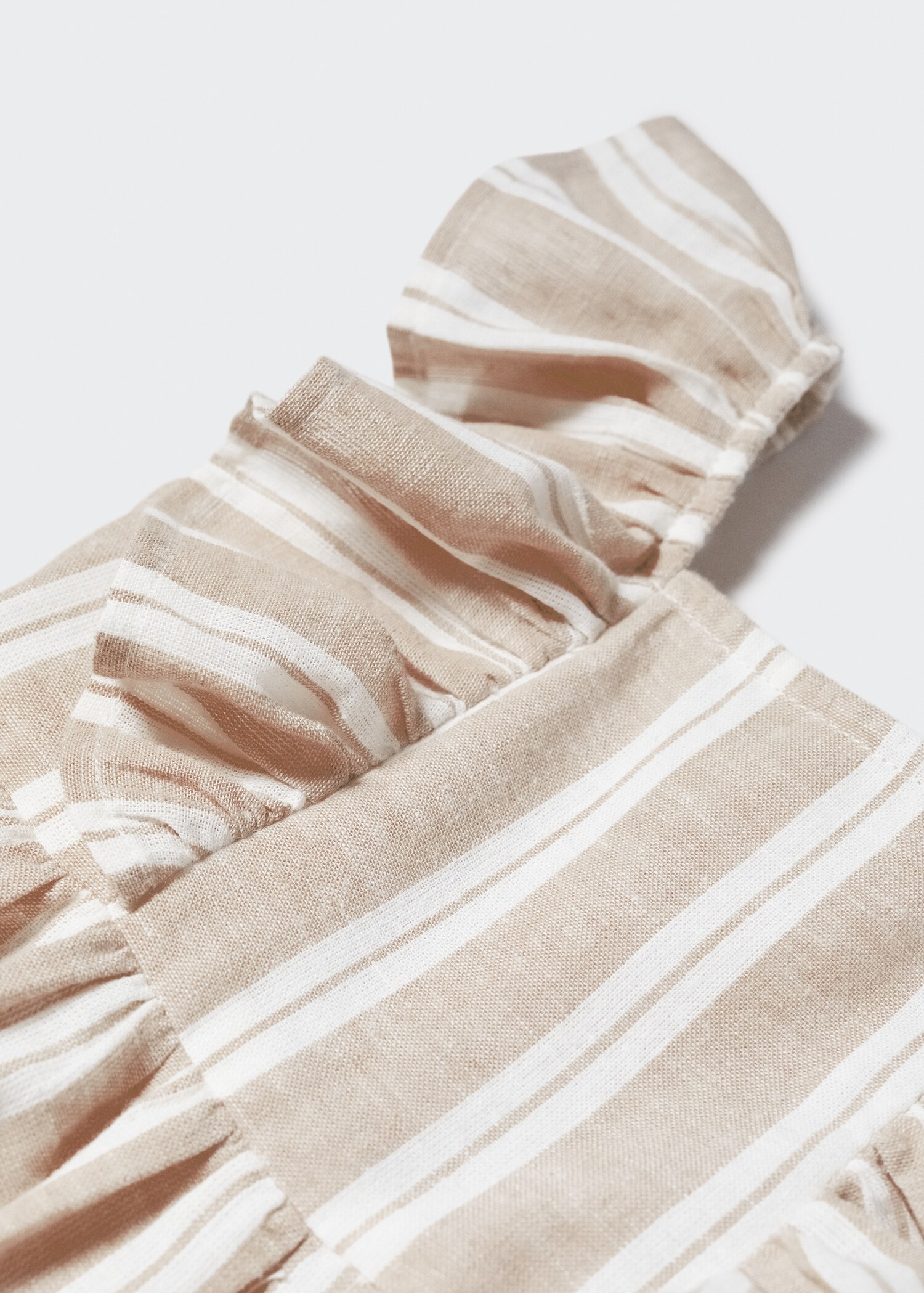 Striped ruffle dress - Details of the article 8