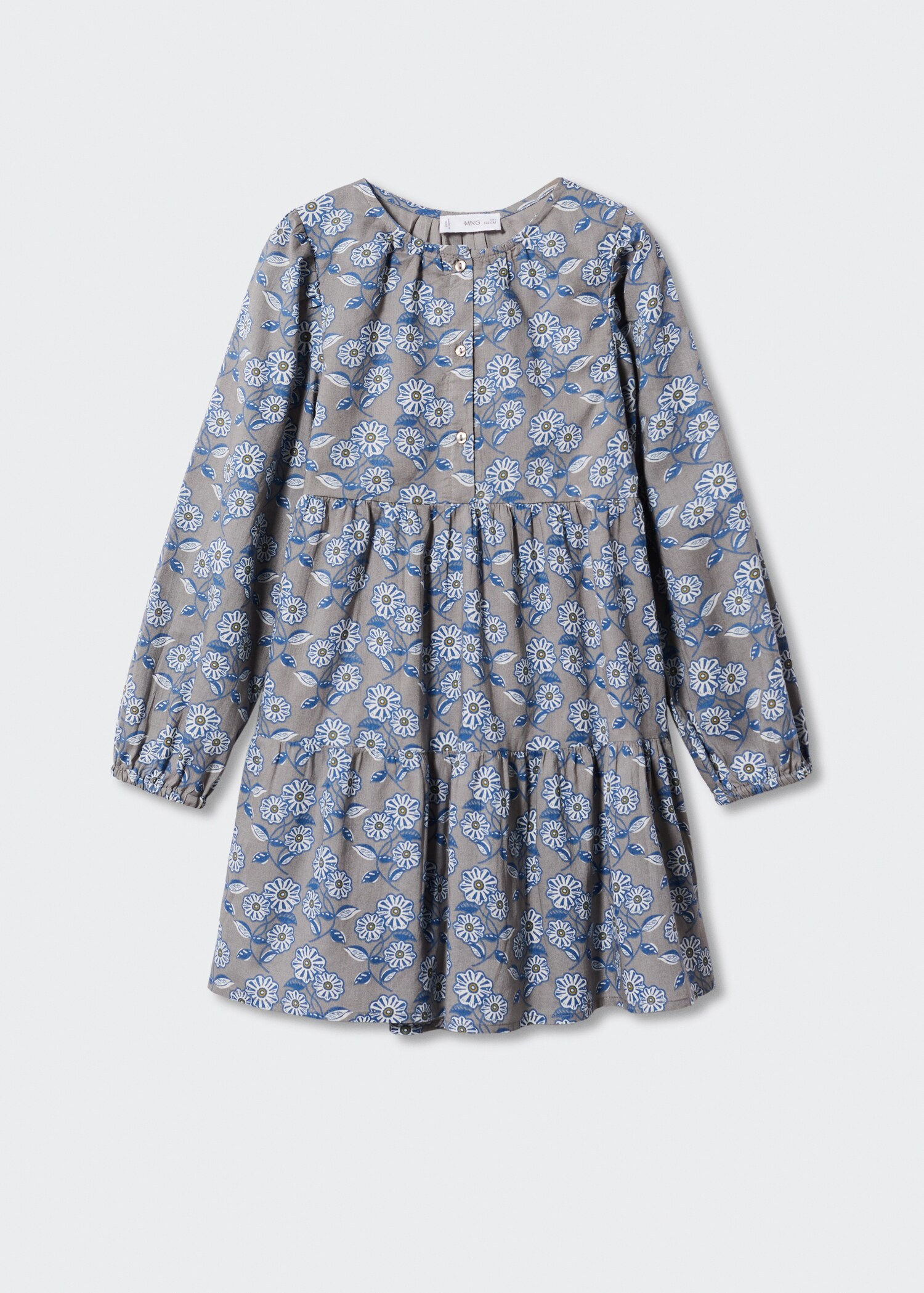 Kjole med blomstertrykk - Artikkel uten modell