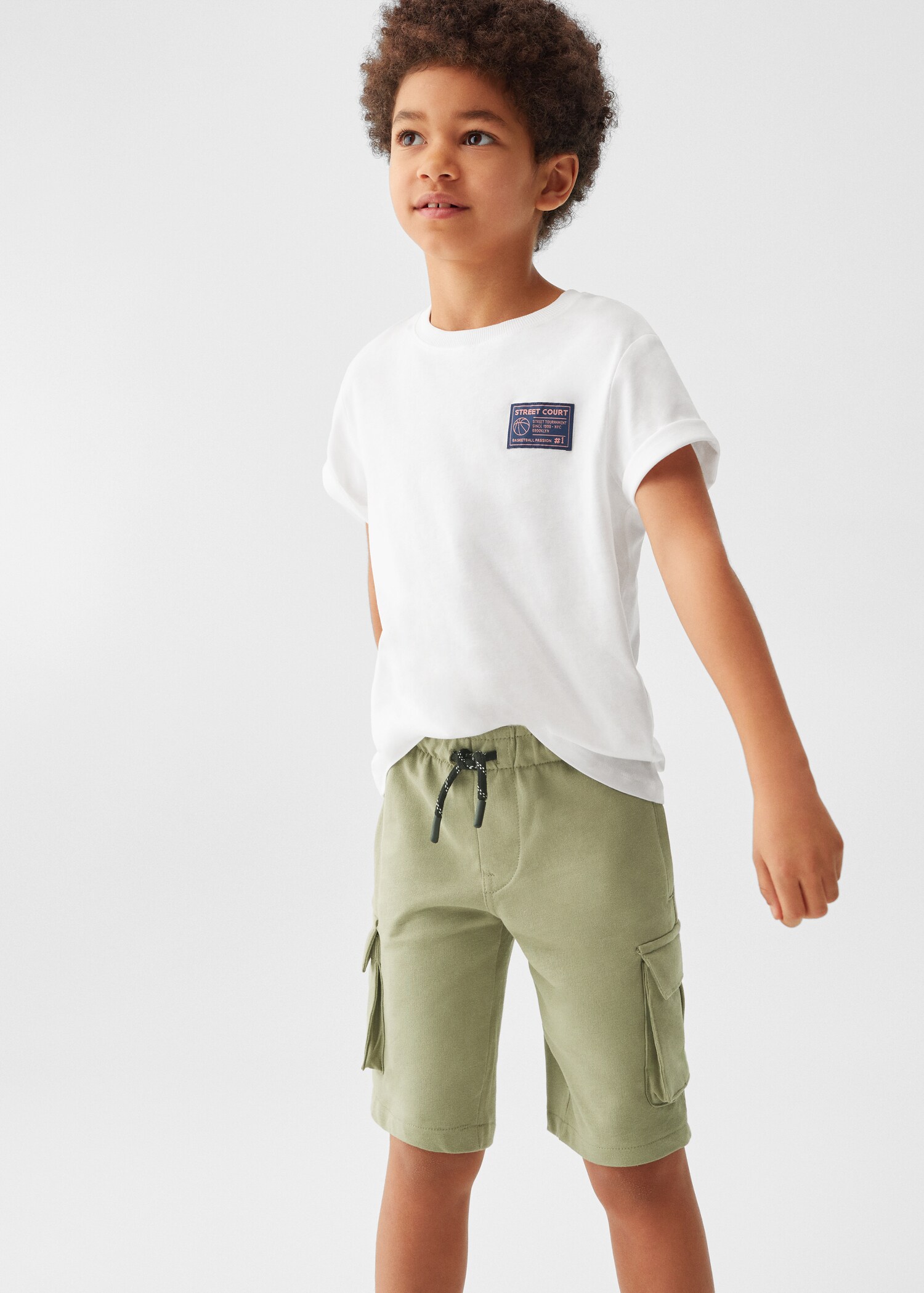 Cargo pockets Bermuda shorts - Medium plane