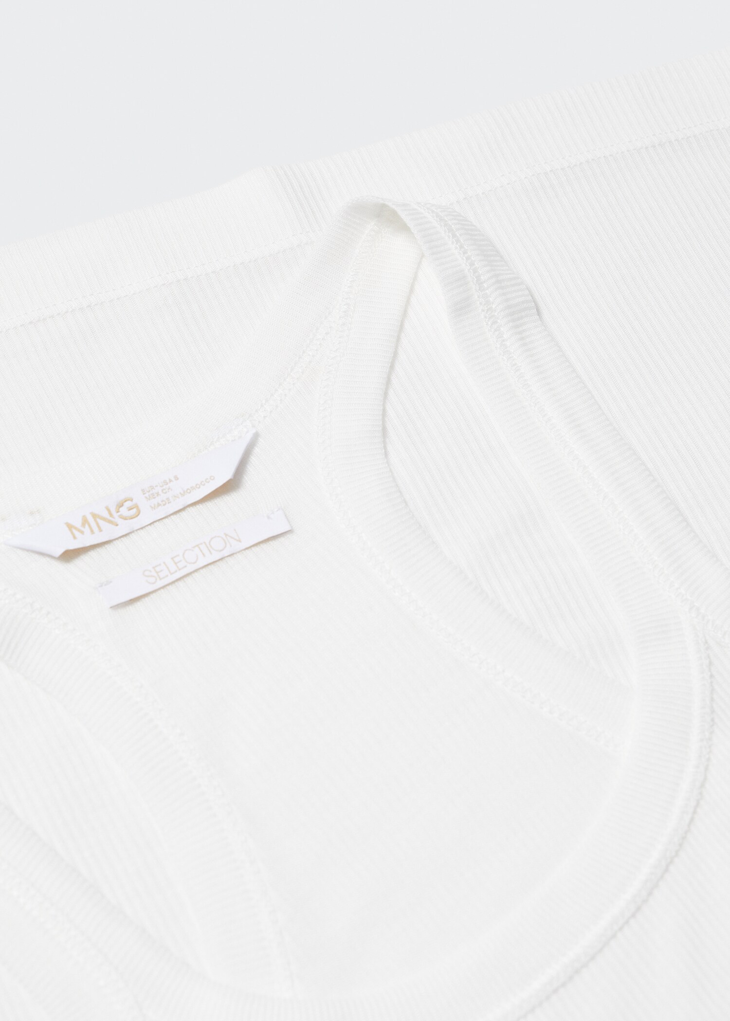 Ribbad topp 100 % lyocell - Detaljer om artikeln 8