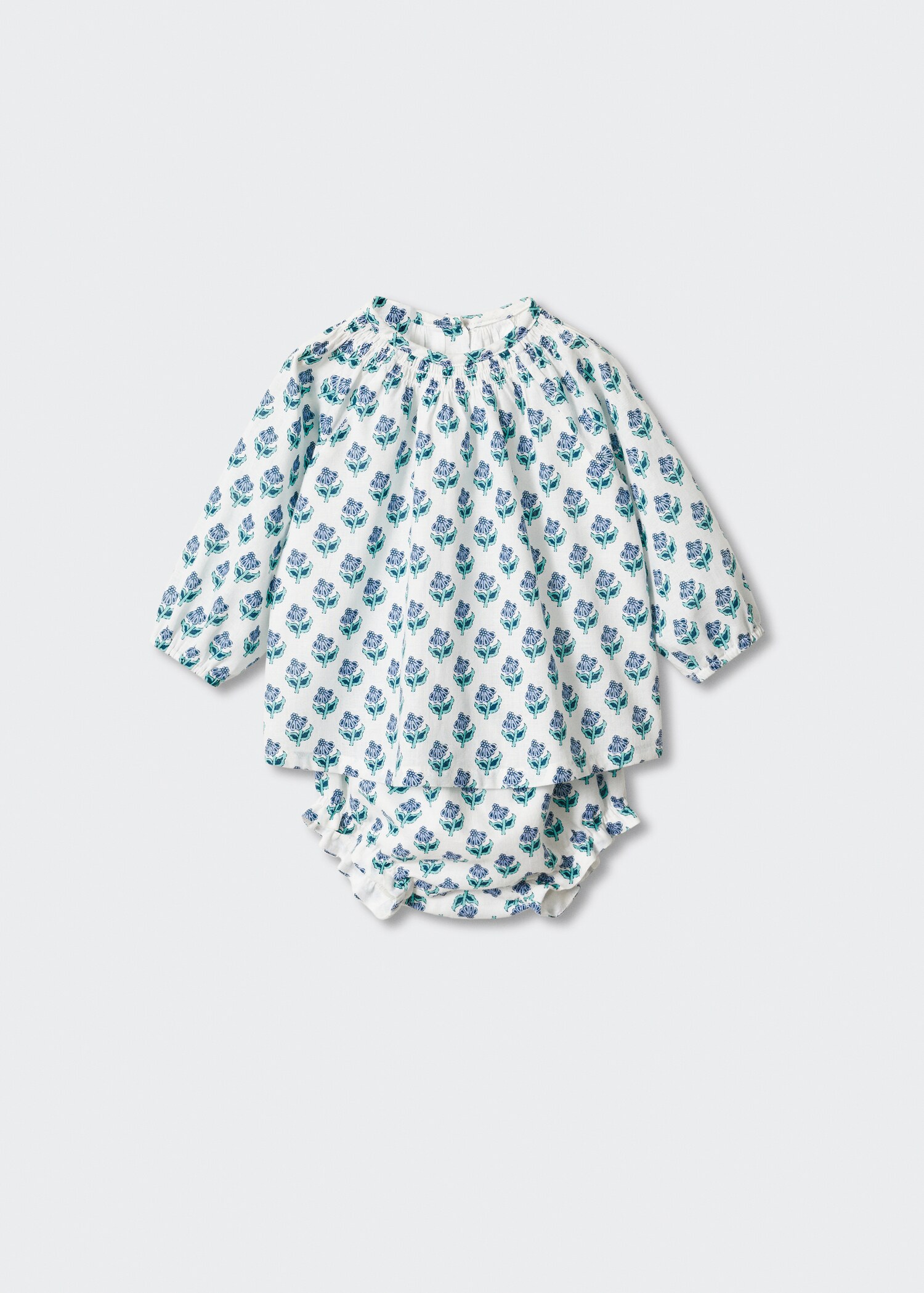 Cotton dress and nappy cover - Article without model