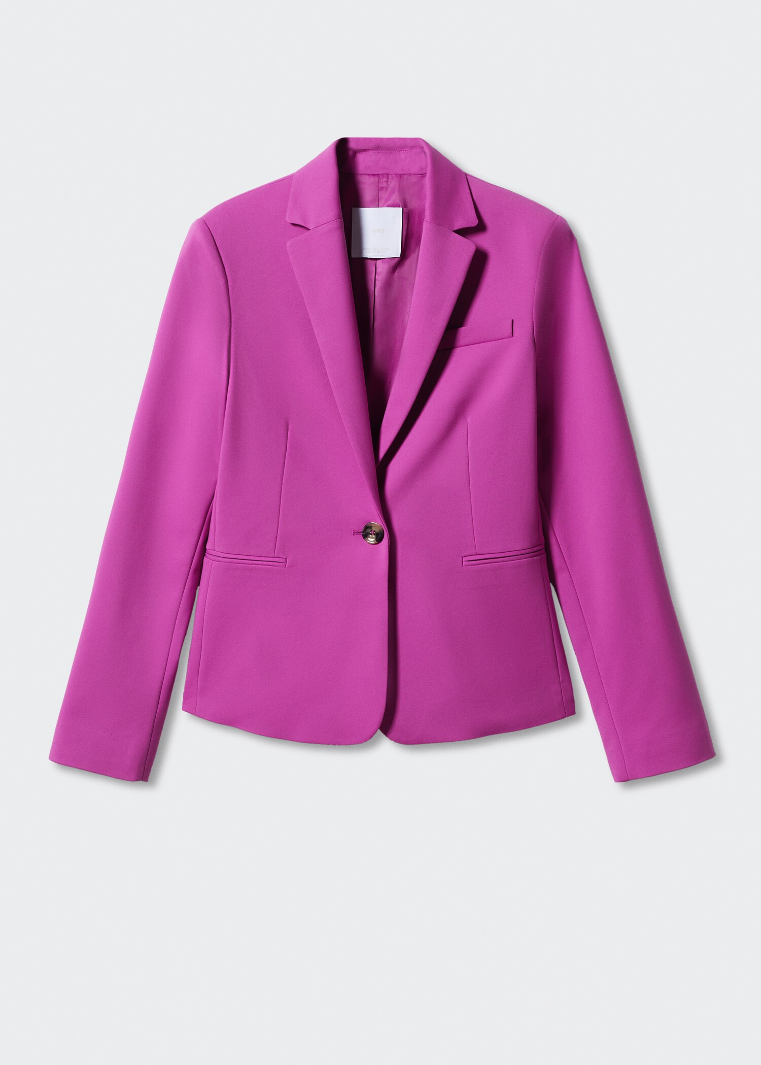Fitted suit jacket with pocket  - Article without model