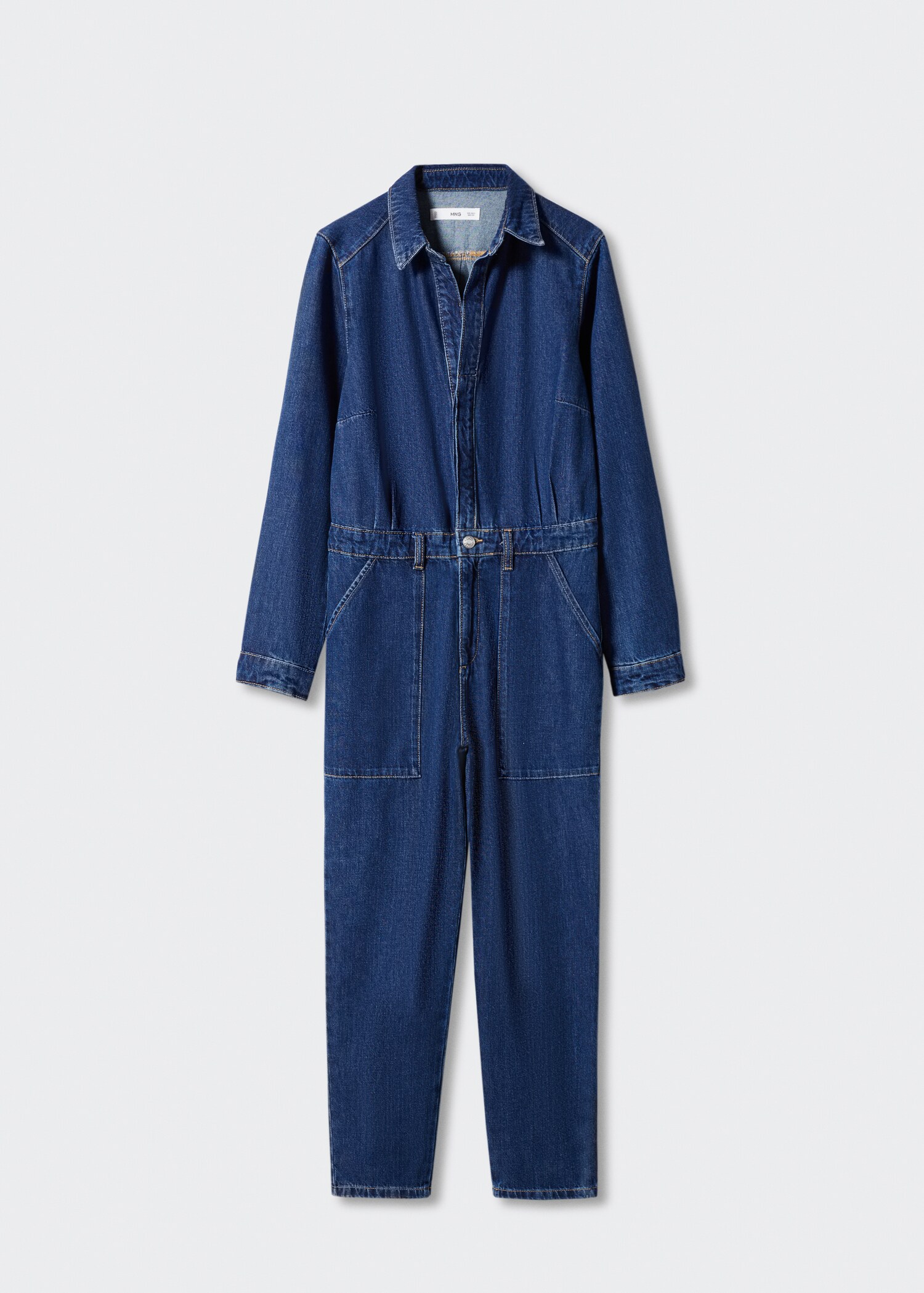 Long denim jumpsuit - Article without model