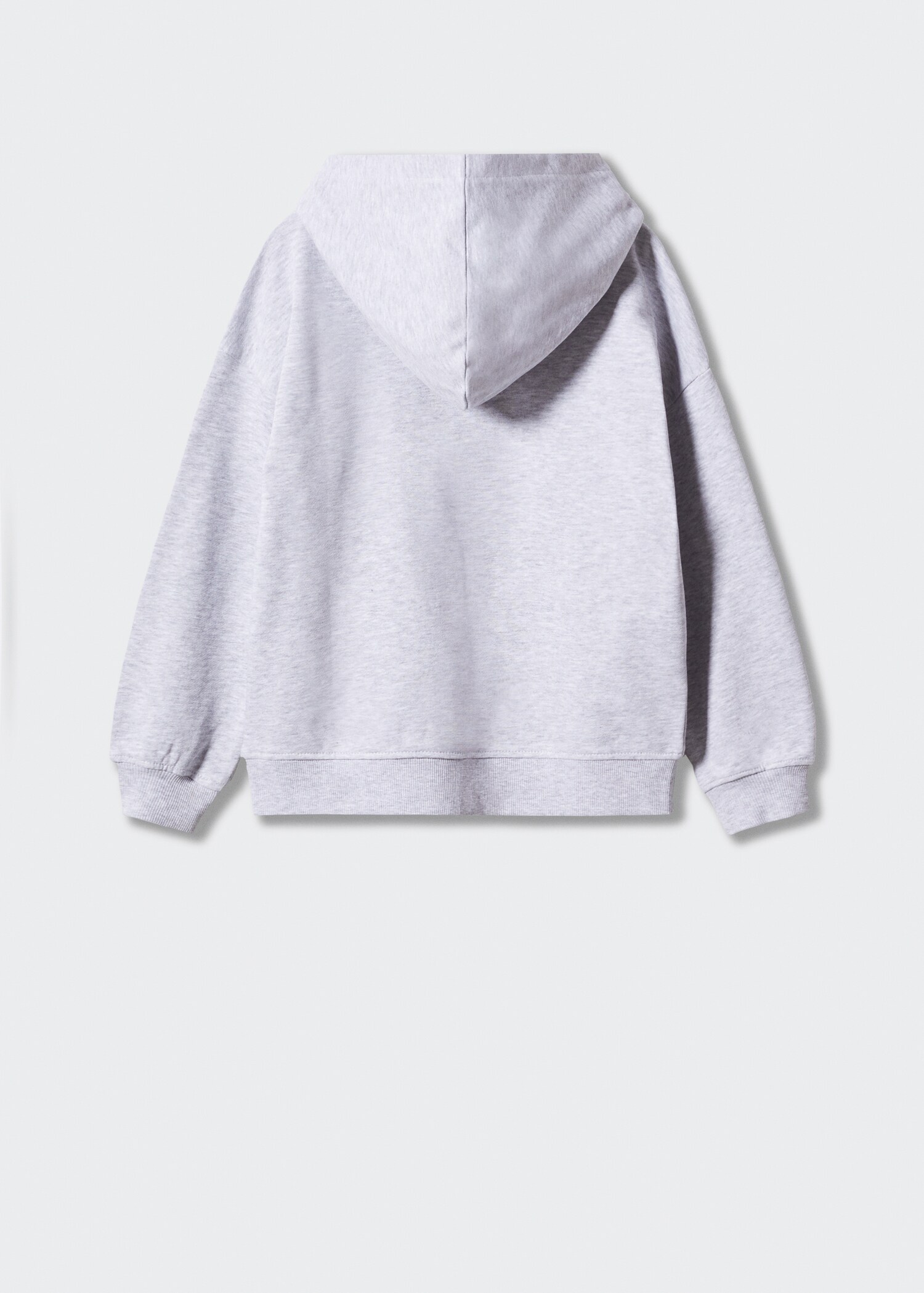 Gemustertes Baumwoll-Sweatshirt - Rückseite des Artikels