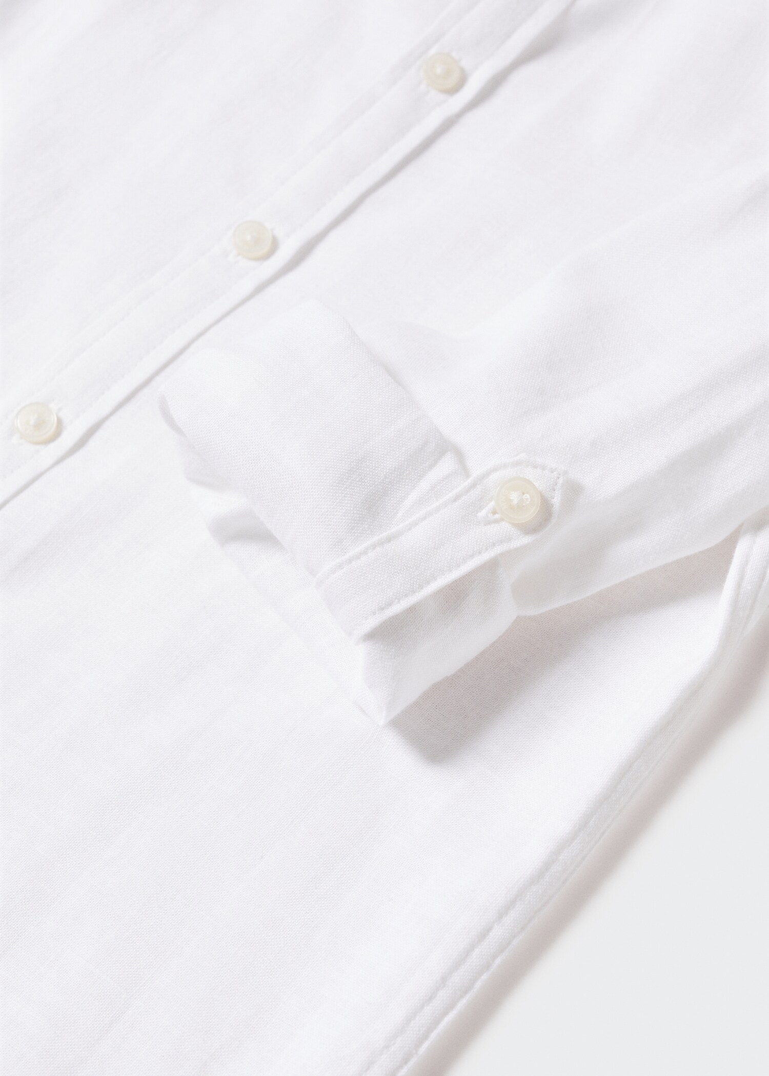 Mao collar linen shirt - Details of the article 8