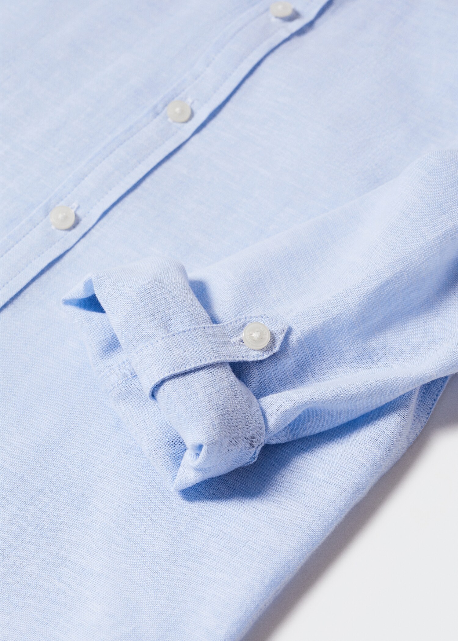 Camisa lino cuello mao - Detalle del artículo 8
