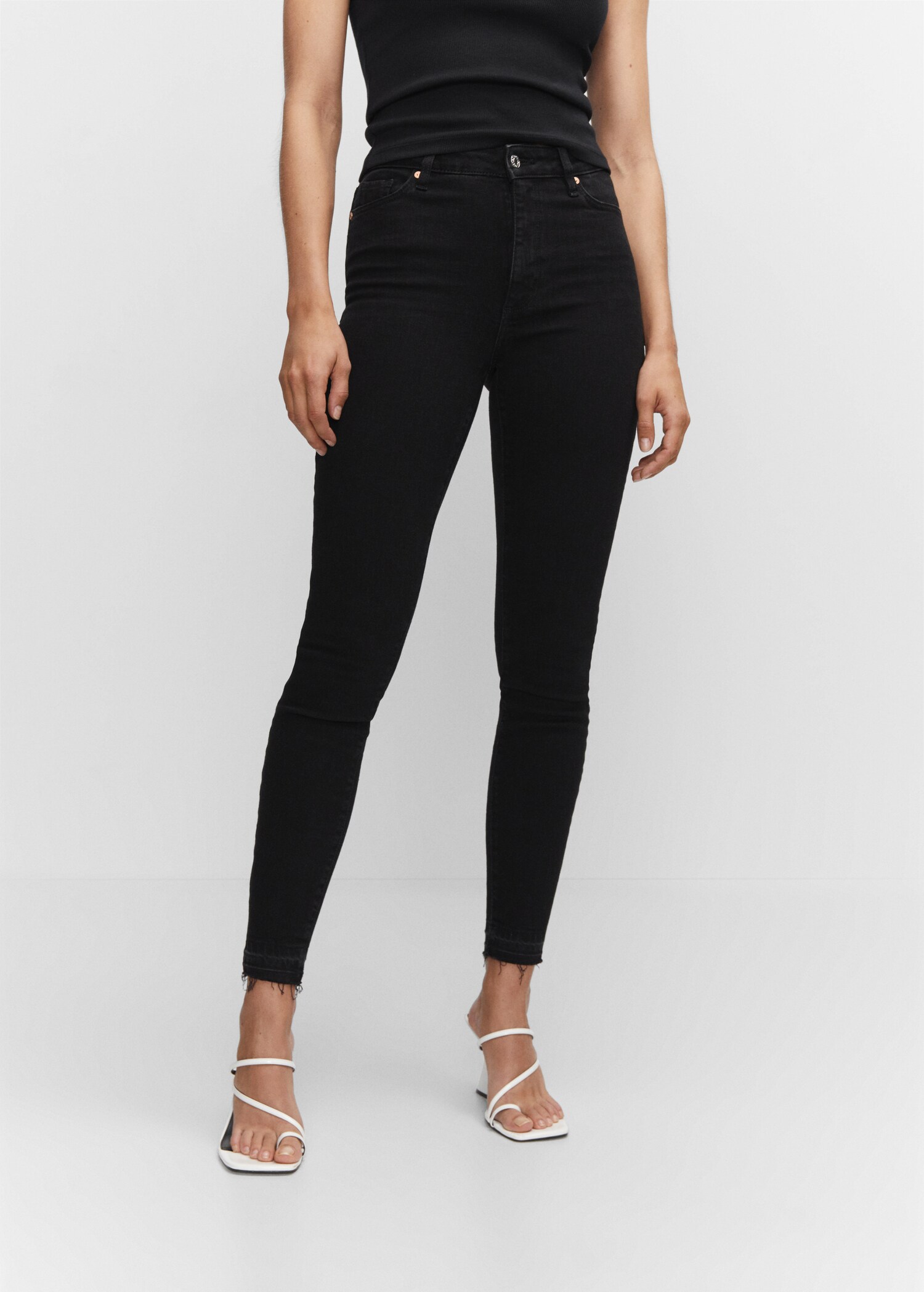 High-rise skinny jeans - Medium plane