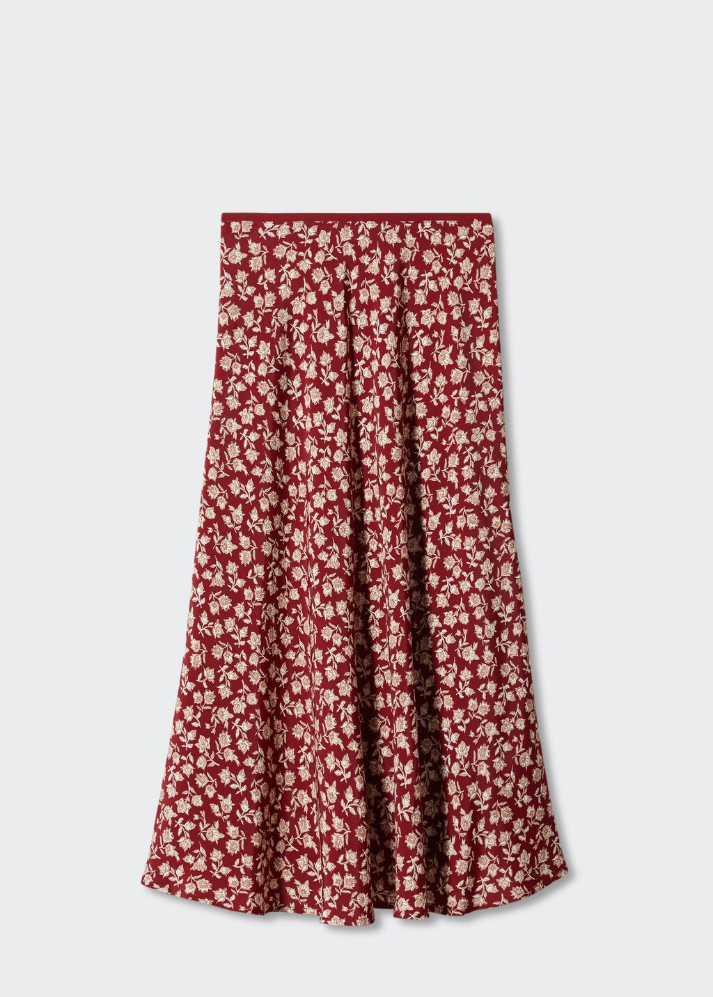 Jupe midi fleurs Femme MANGO OUTLET Luxembourg