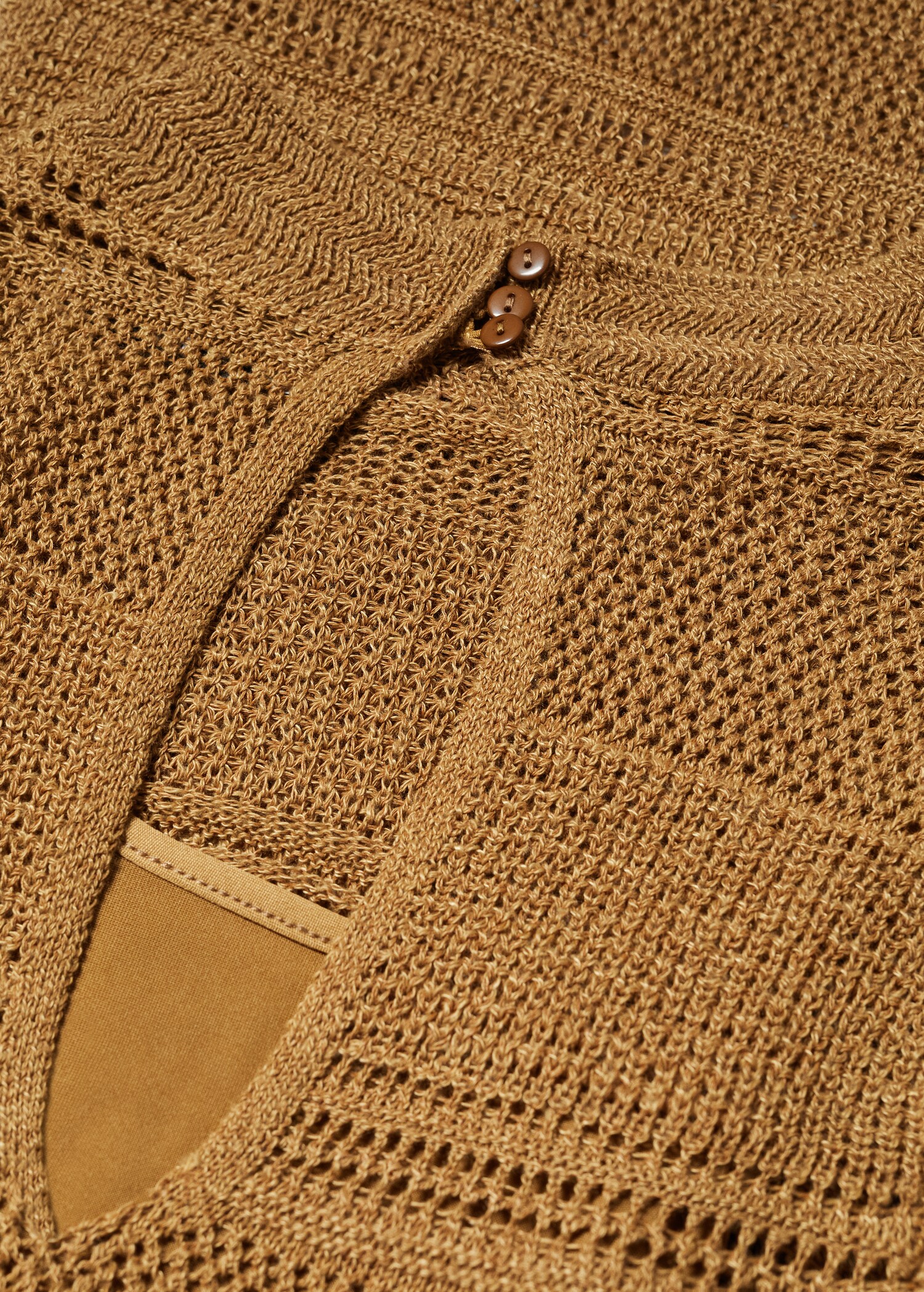 Knitted dress with open back - Details of the article 8