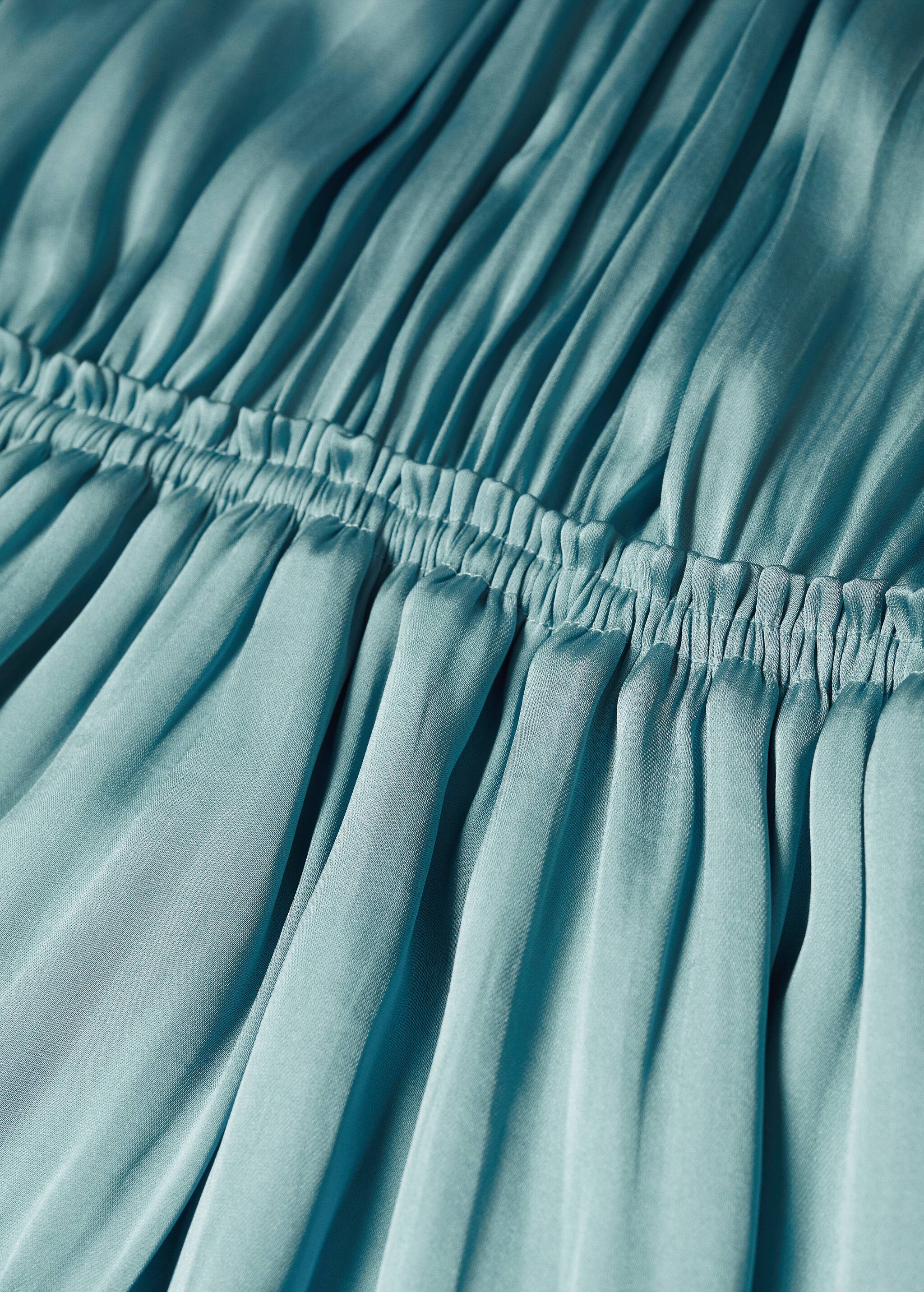 Ruffle satin dress - Details of the article 8