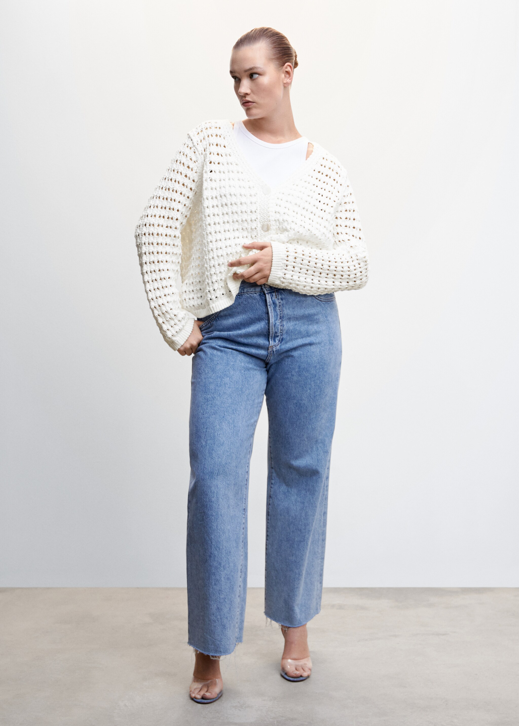 Cardigan maglia traforato - Dettaglio dell'articolo 3