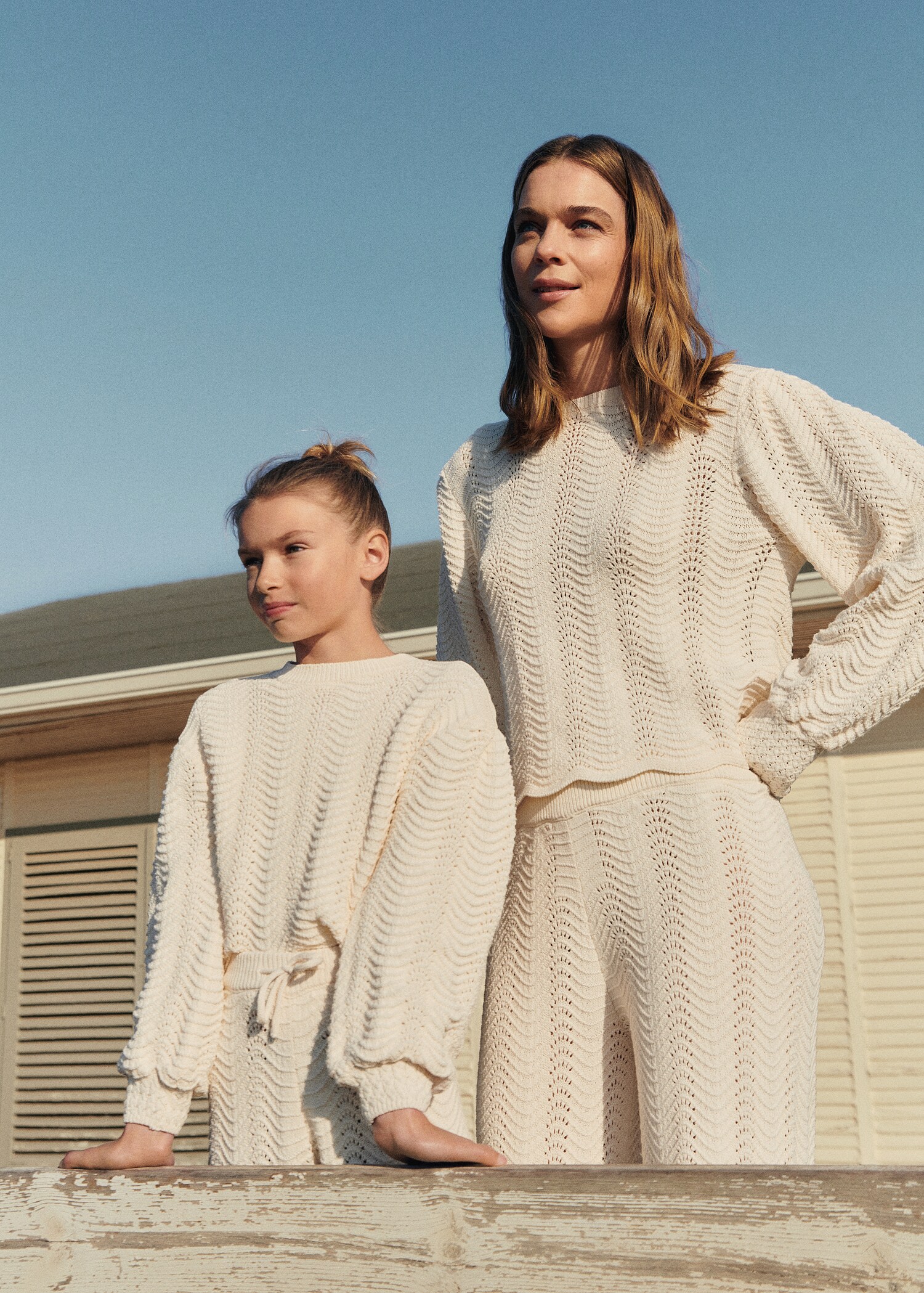 Puff-sleeve knitted sweater - Details of the article 5
