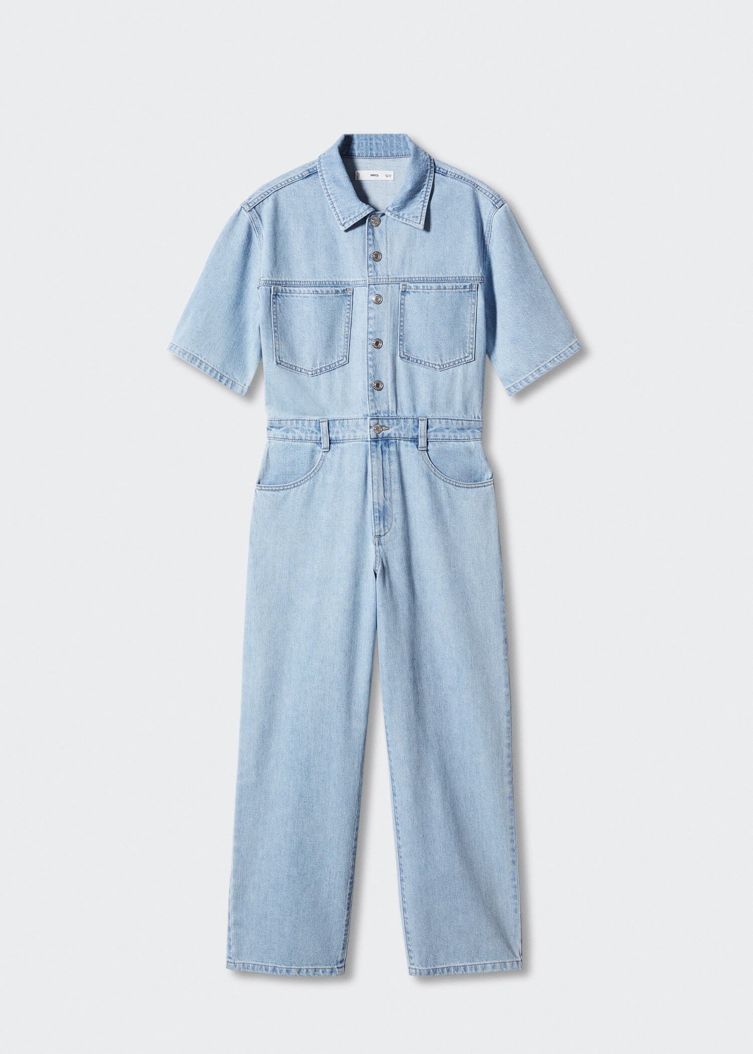 Long denim jumpsuit - Article without model