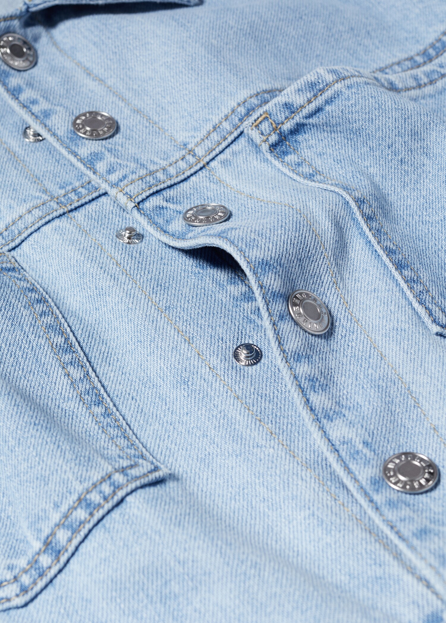 Long denim jumpsuit - Details of the article 8