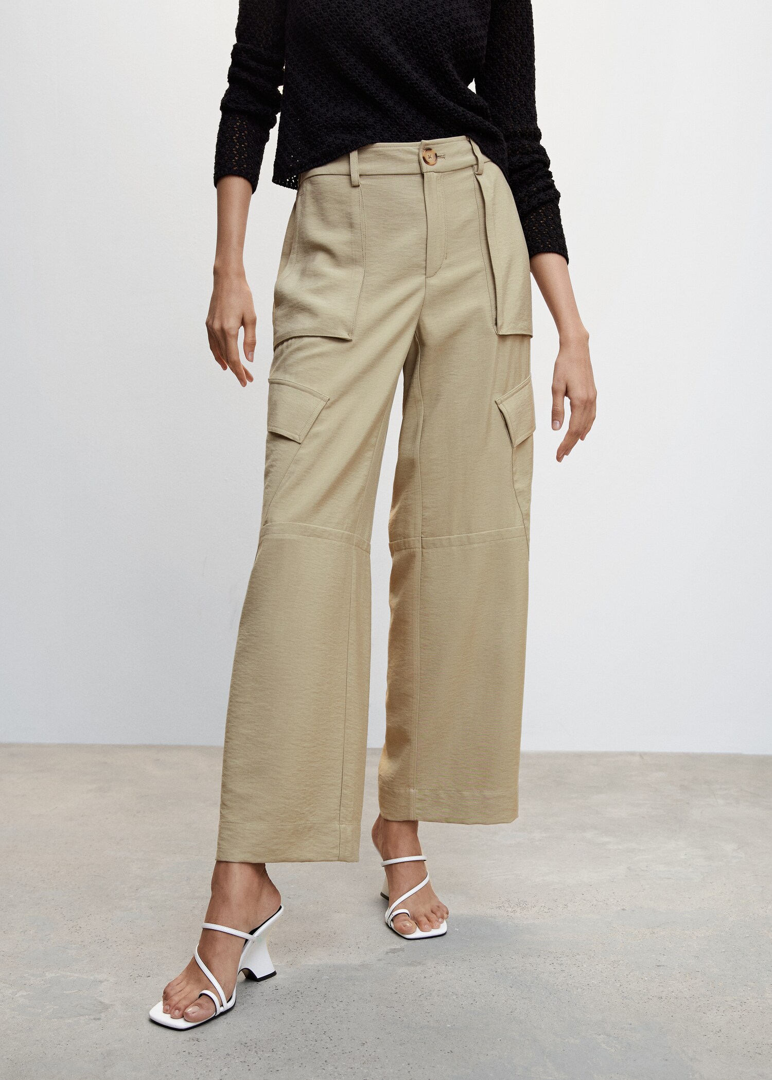 Pantaloni cargo tasche - Piano medio