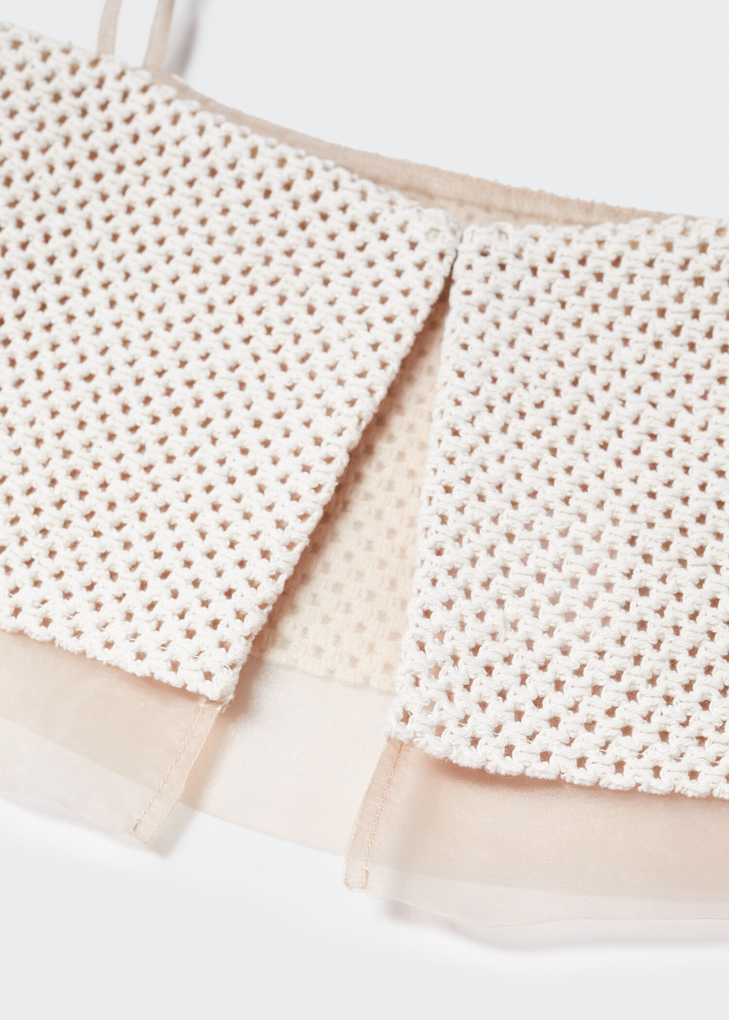 Crop-Top mit Ajourmuster - Detail des Artikels 8