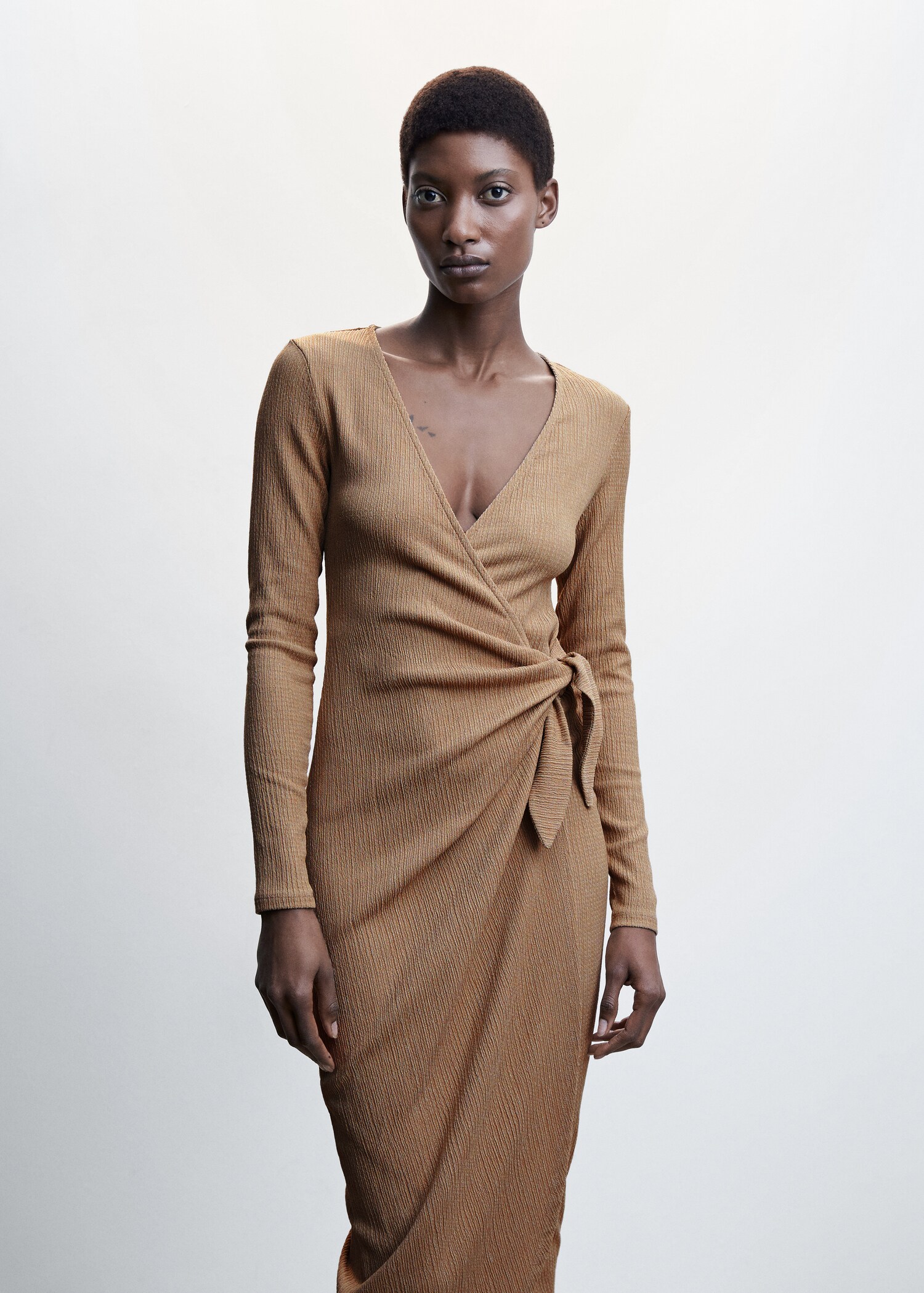 Bow wrap dress - Medium plane