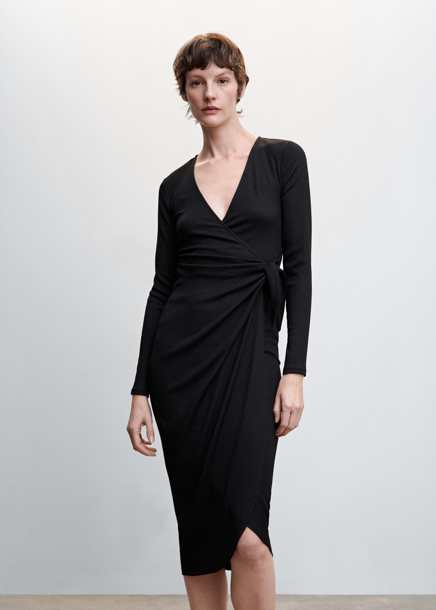 Bow wrap dress - Medium plane