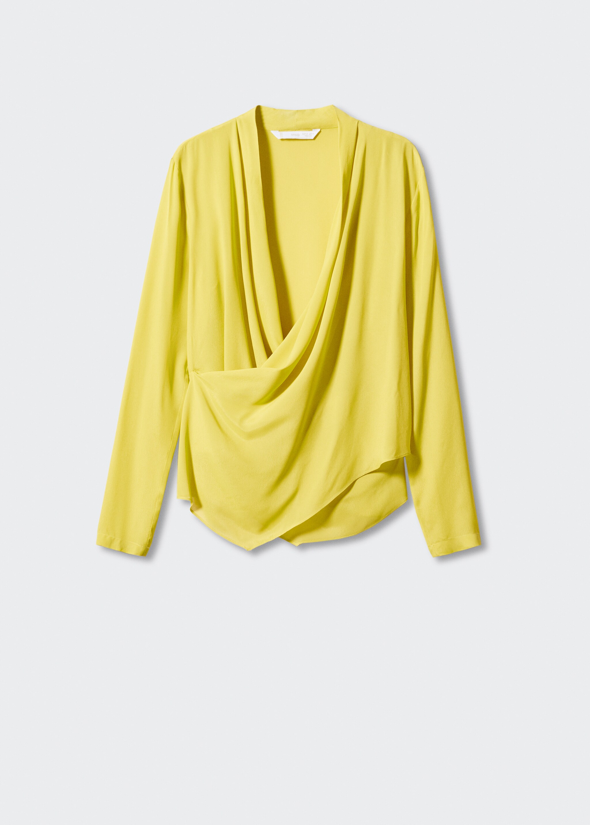 Draped crossover neckline blouse - Article without model