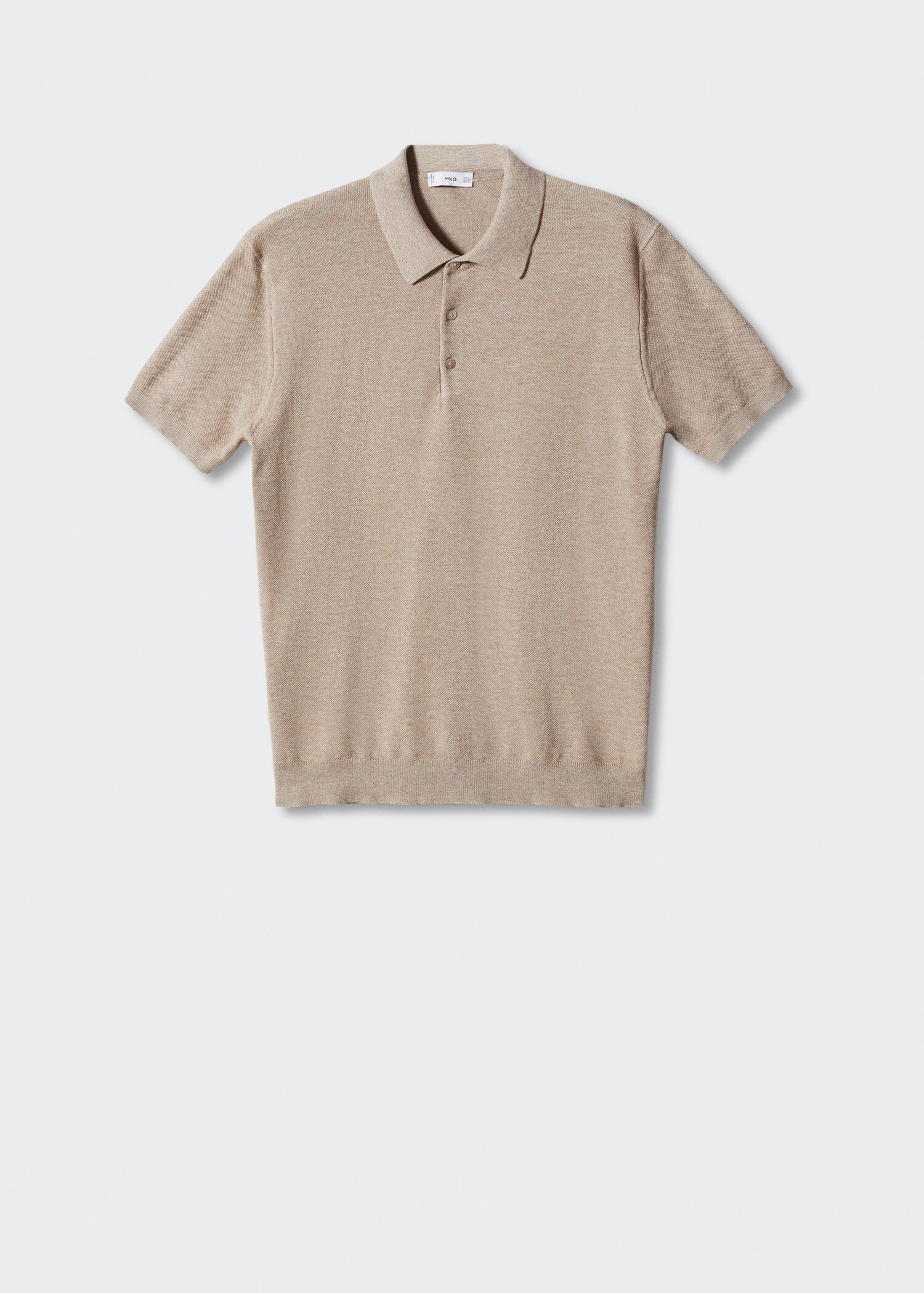 Strick-Poloshirt aus Baumwolle - Artikel ohne Model