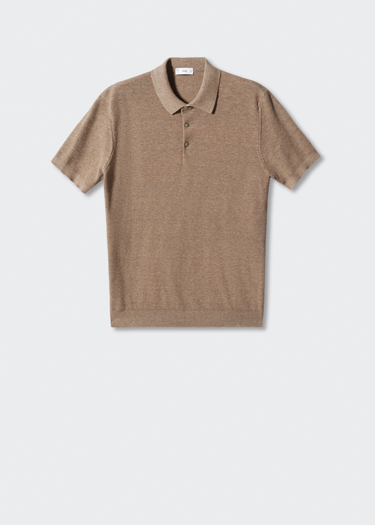 Strick-Poloshirt aus Baumwolle - Artikel ohne Model