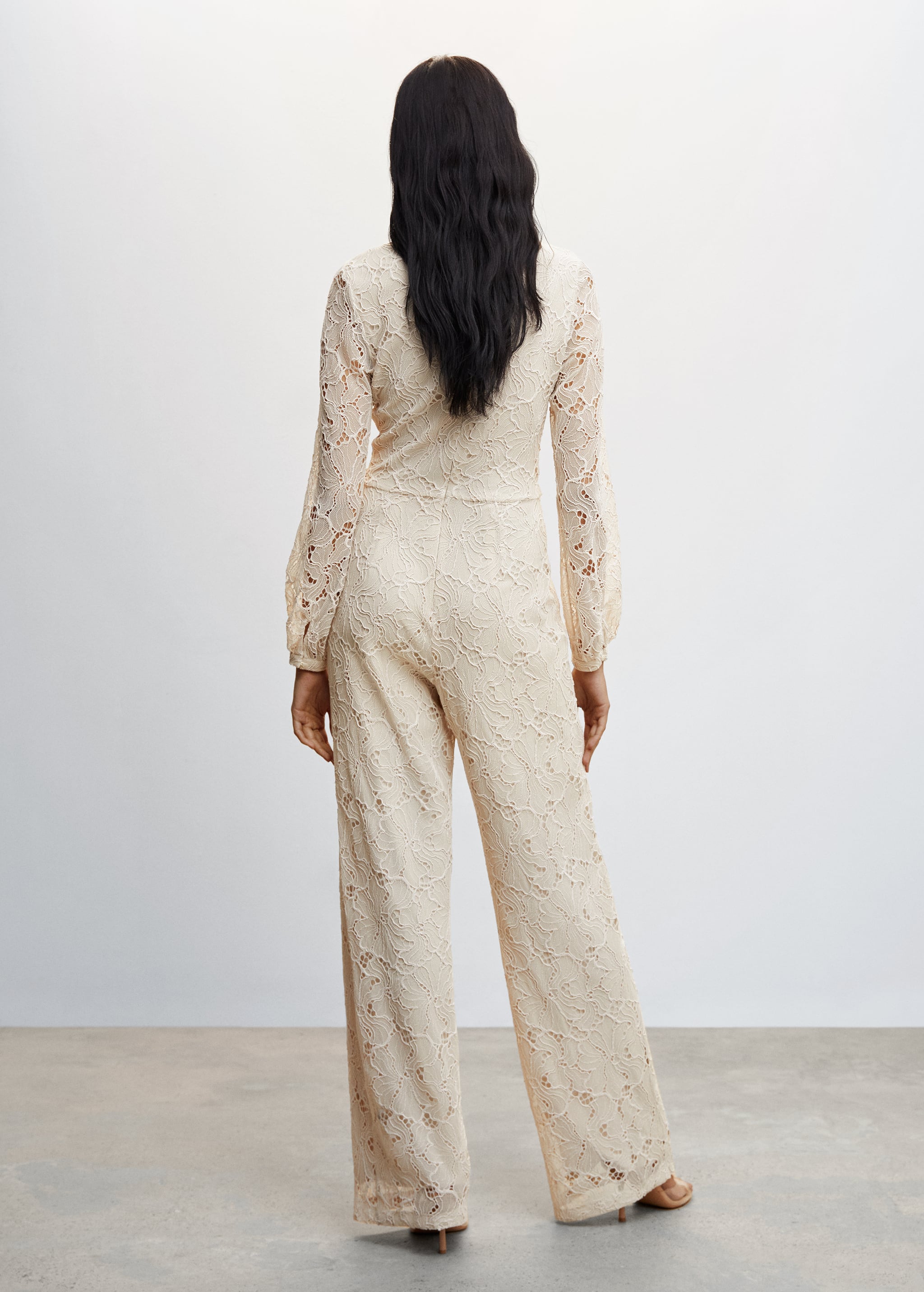 Lace long jumpsuit - Reverse of the article
