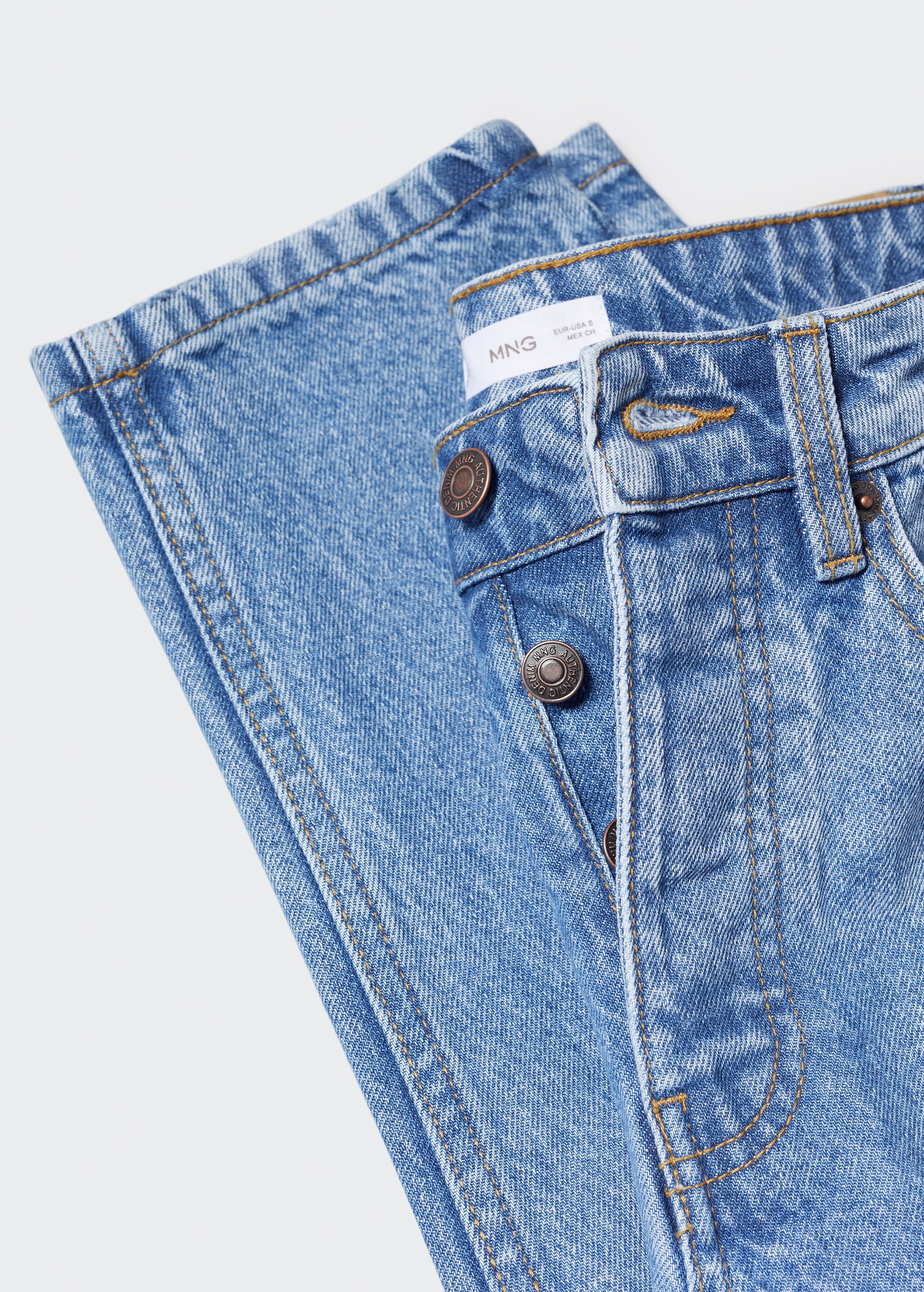 Gerade Jeans mit Zierrissen - Detail des Artikels 8